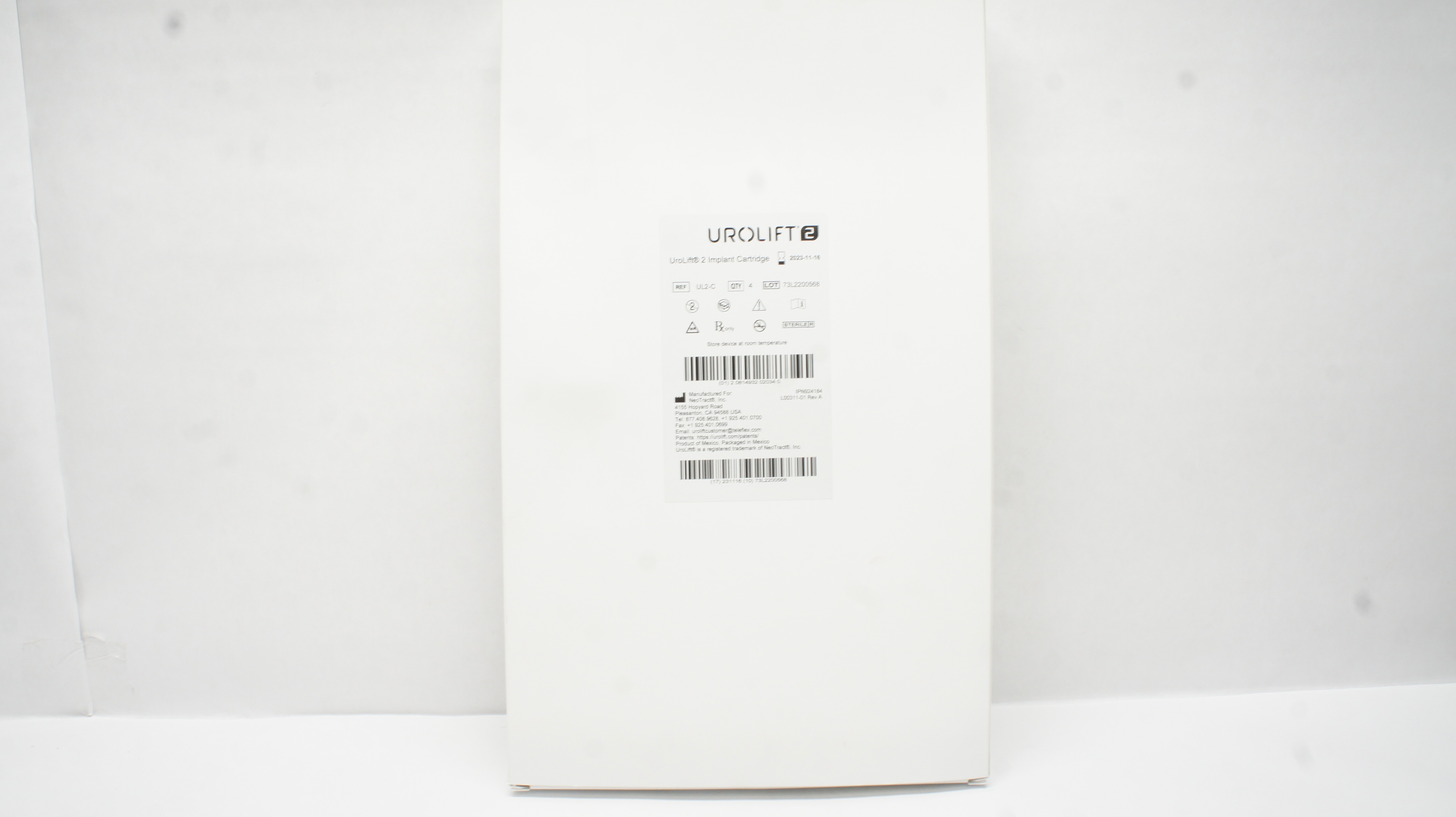 NEOTRACT UL2-C UroLift 2 Implant Cartridge (x) - Box of 4