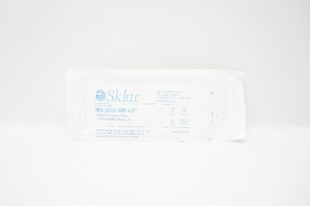 Sklar Sterile 96-2507 Iris Scissors CVD,  Curved 4-1/2inch (x)