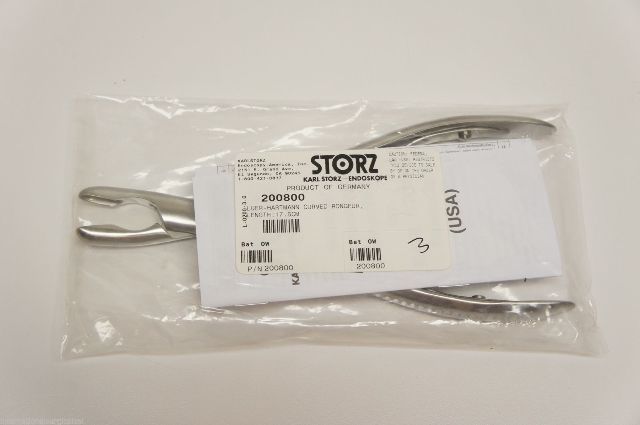Karl Storz 200800 Luer-Hartmann Curved Rongeur 17.5cm