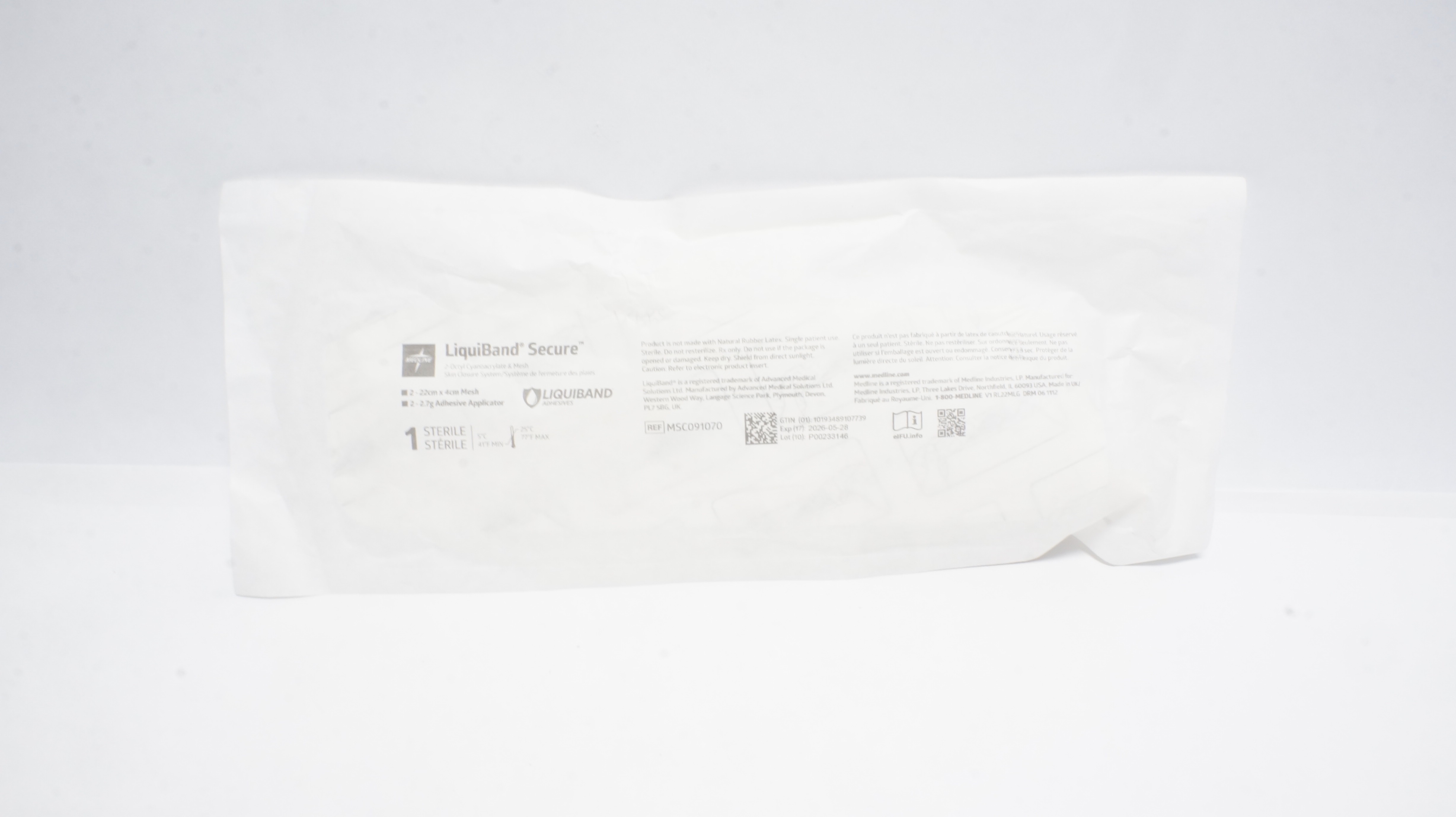 Medline MSC091070 LiquiBand Secure Skin Closure System (x)