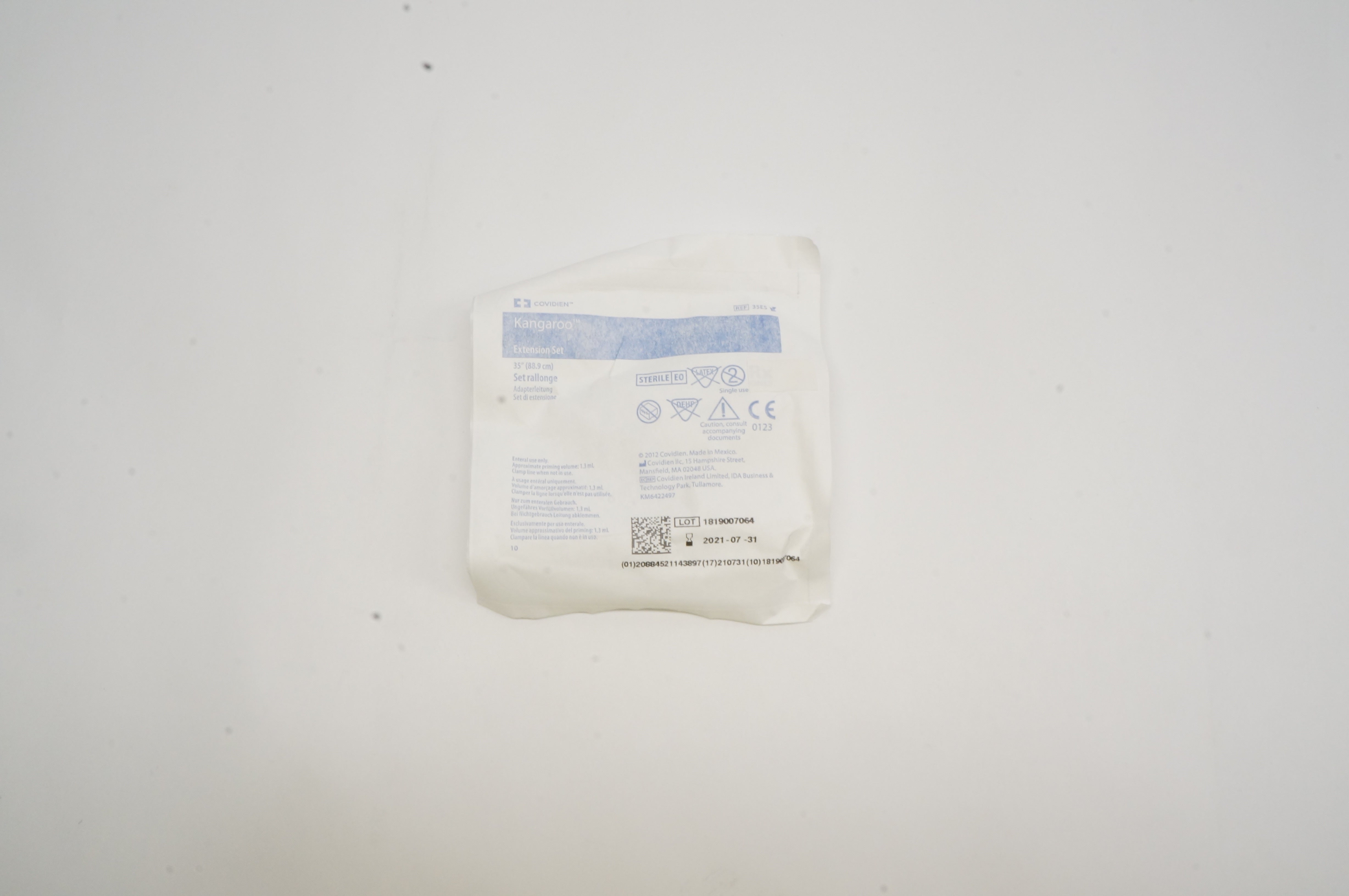 Covidien 35ES Kangaroo Extension Set 35inch