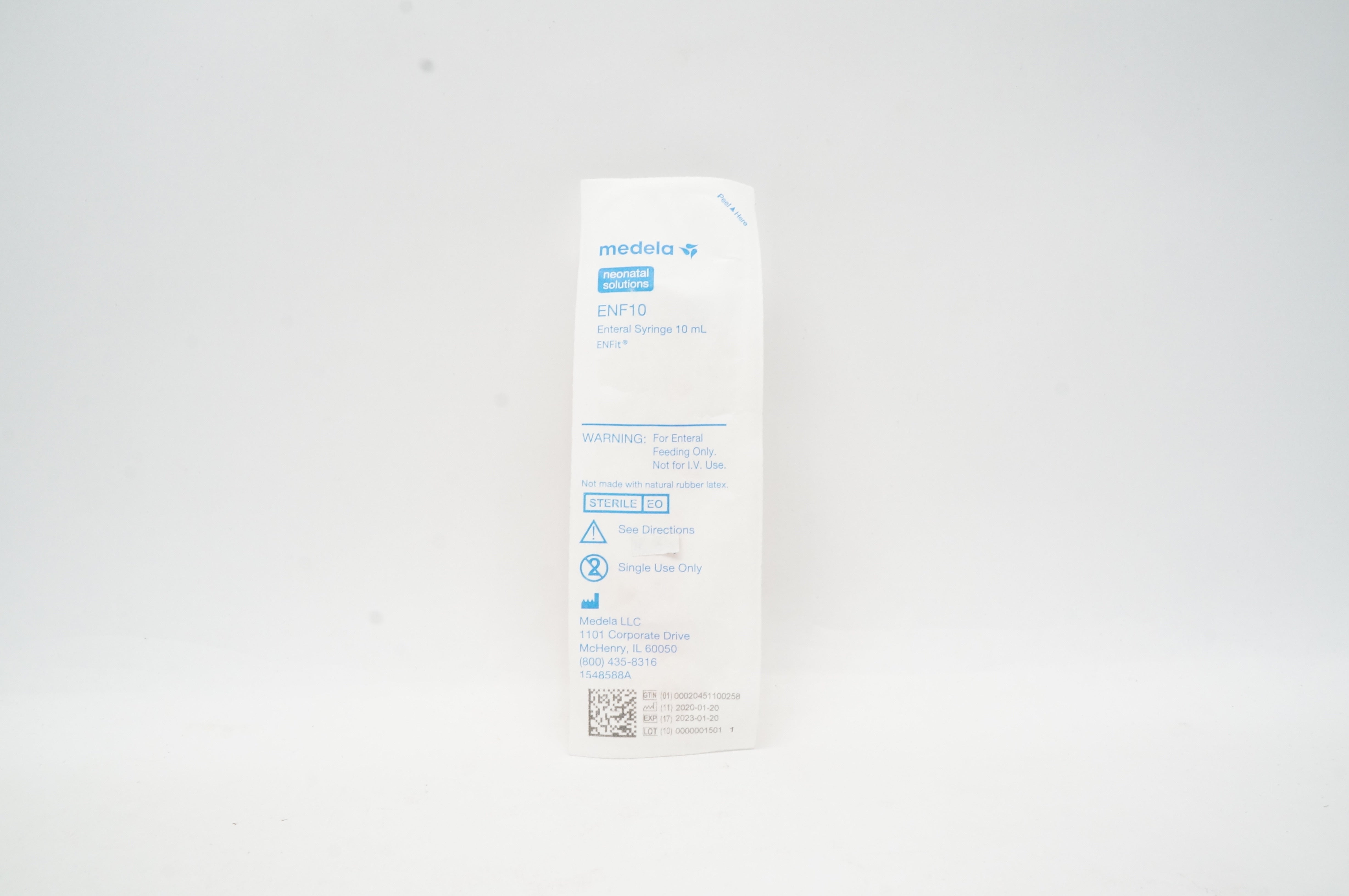 Medela ENF10 Neonatal Solutions Enteral Syringe 10mL