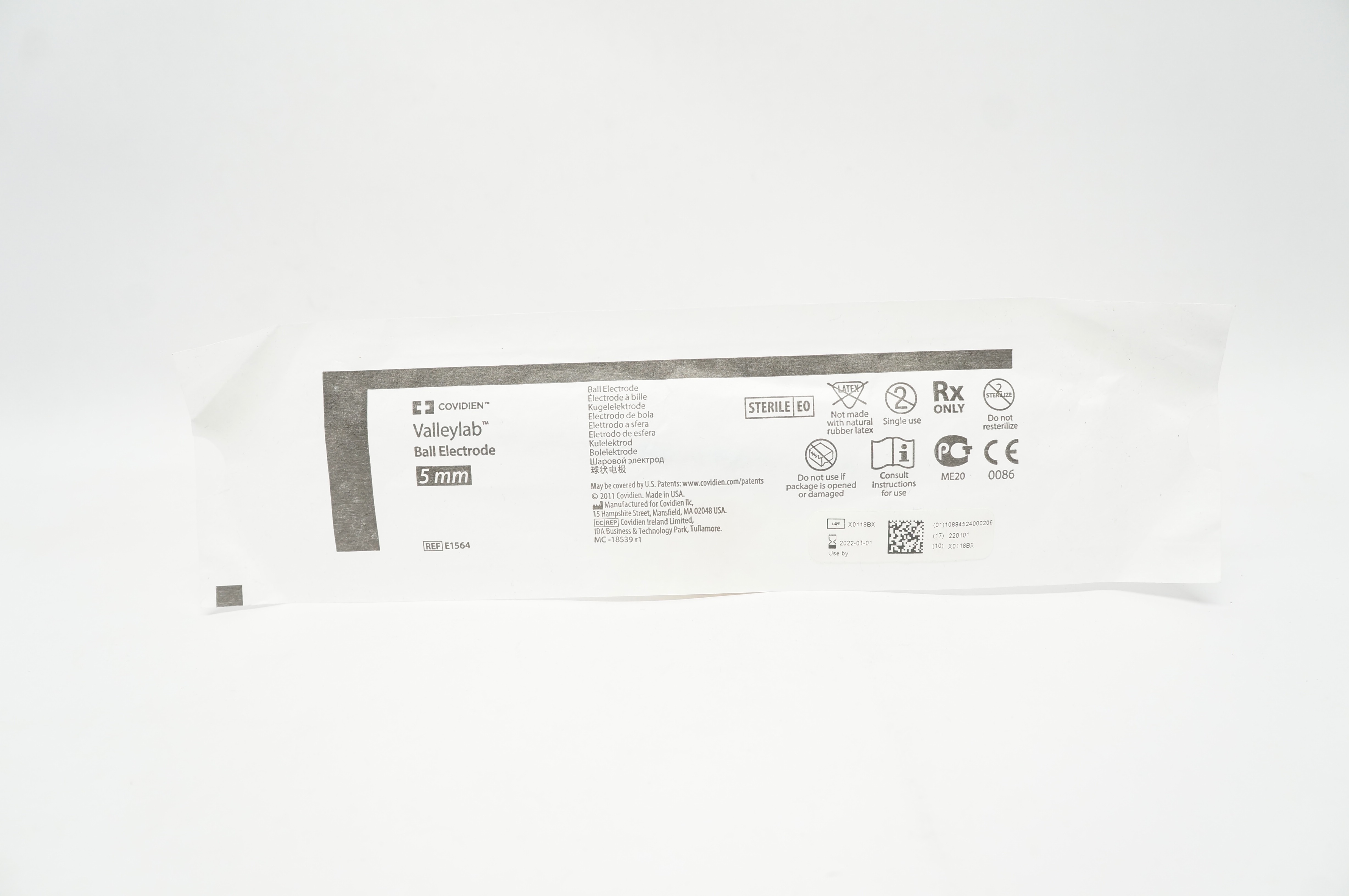 Covidien E1564 Valleylab Ball Electrode 5mm (x)