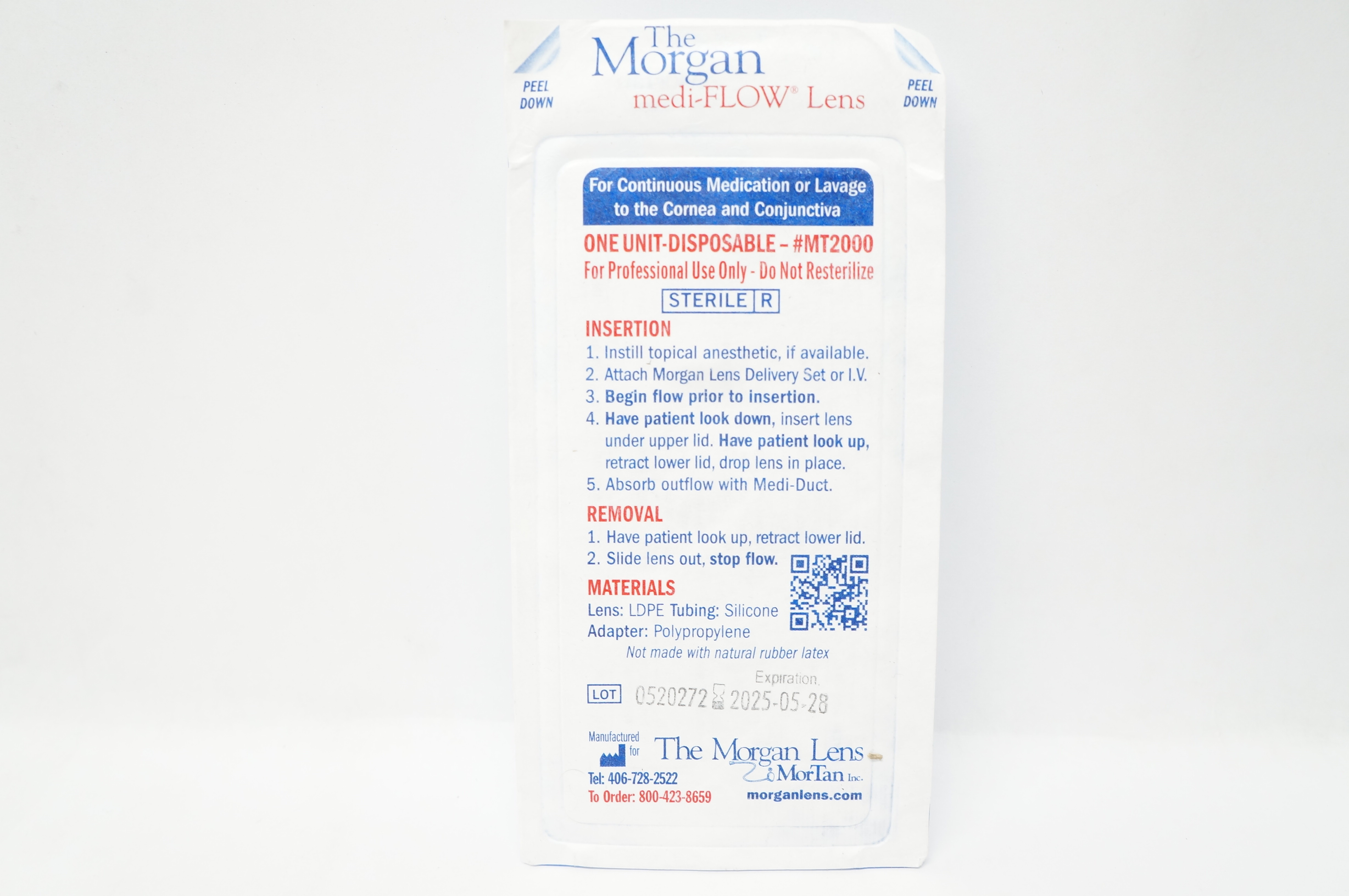 Morgan MT2000 MorTan Medi-Flow Lens
