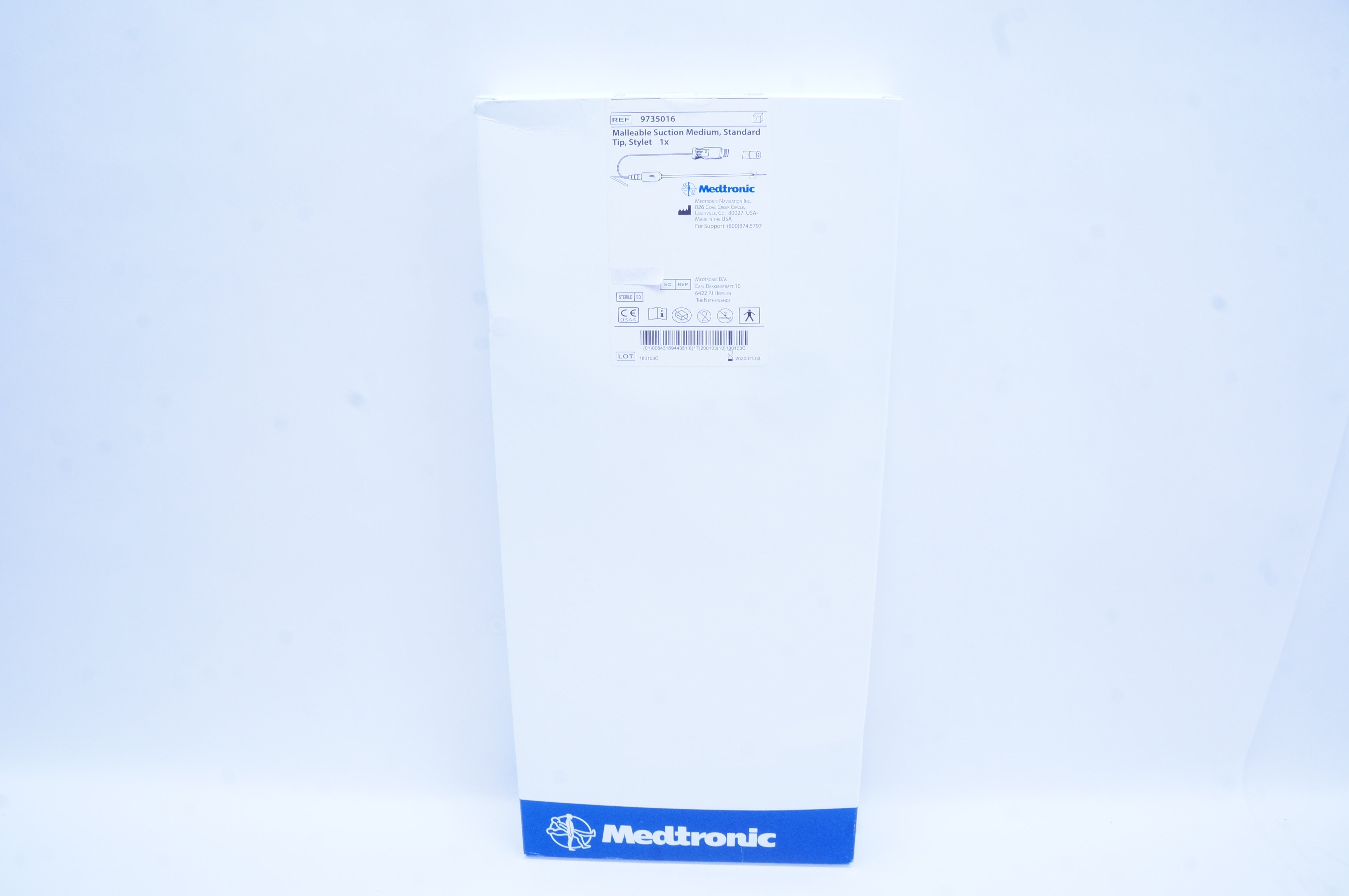 Medline 9735016 Malleable Suction Medium, Standard Tip, Stylet (x)