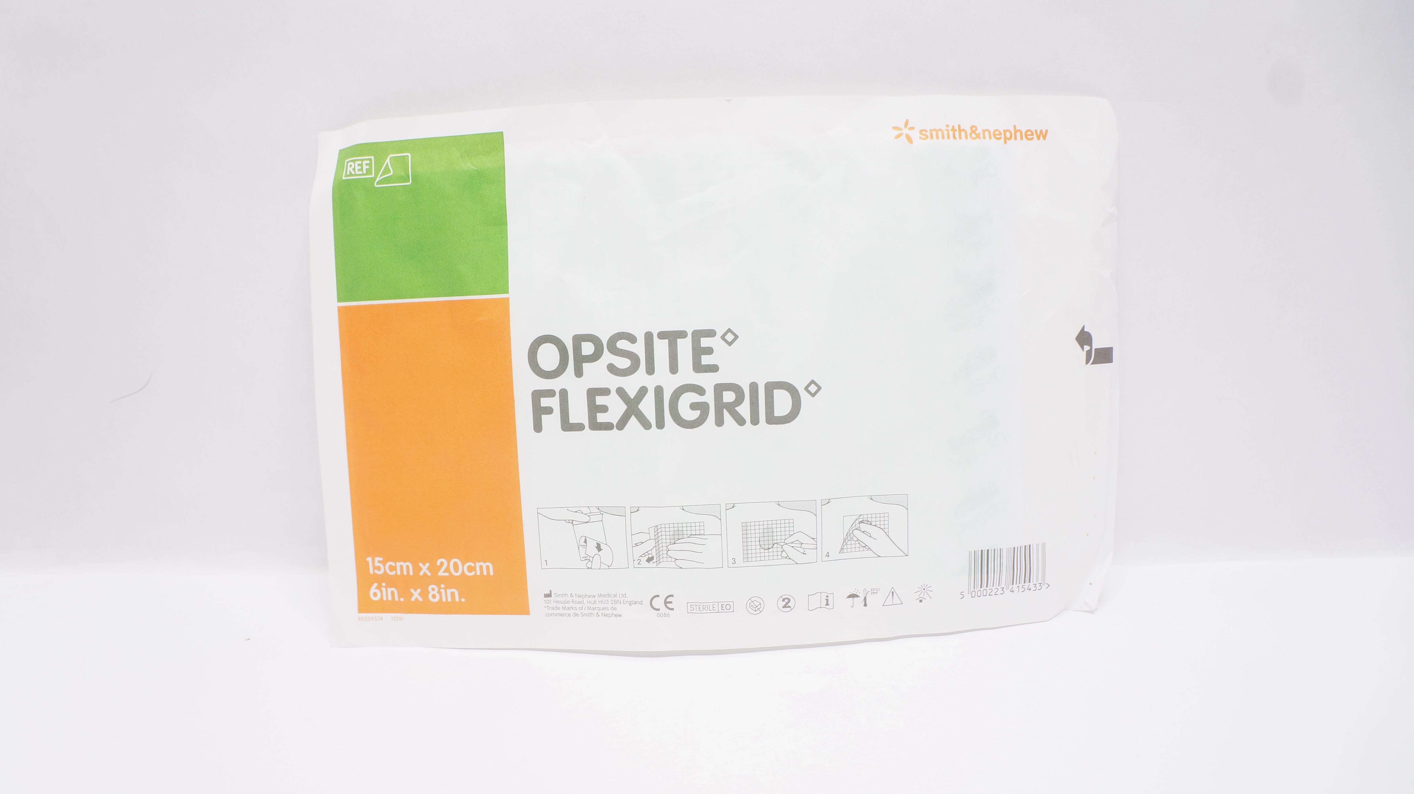 Smith&Nephew 66024631 Opsite Flexigrid Film Dressing 6inch x 8inch