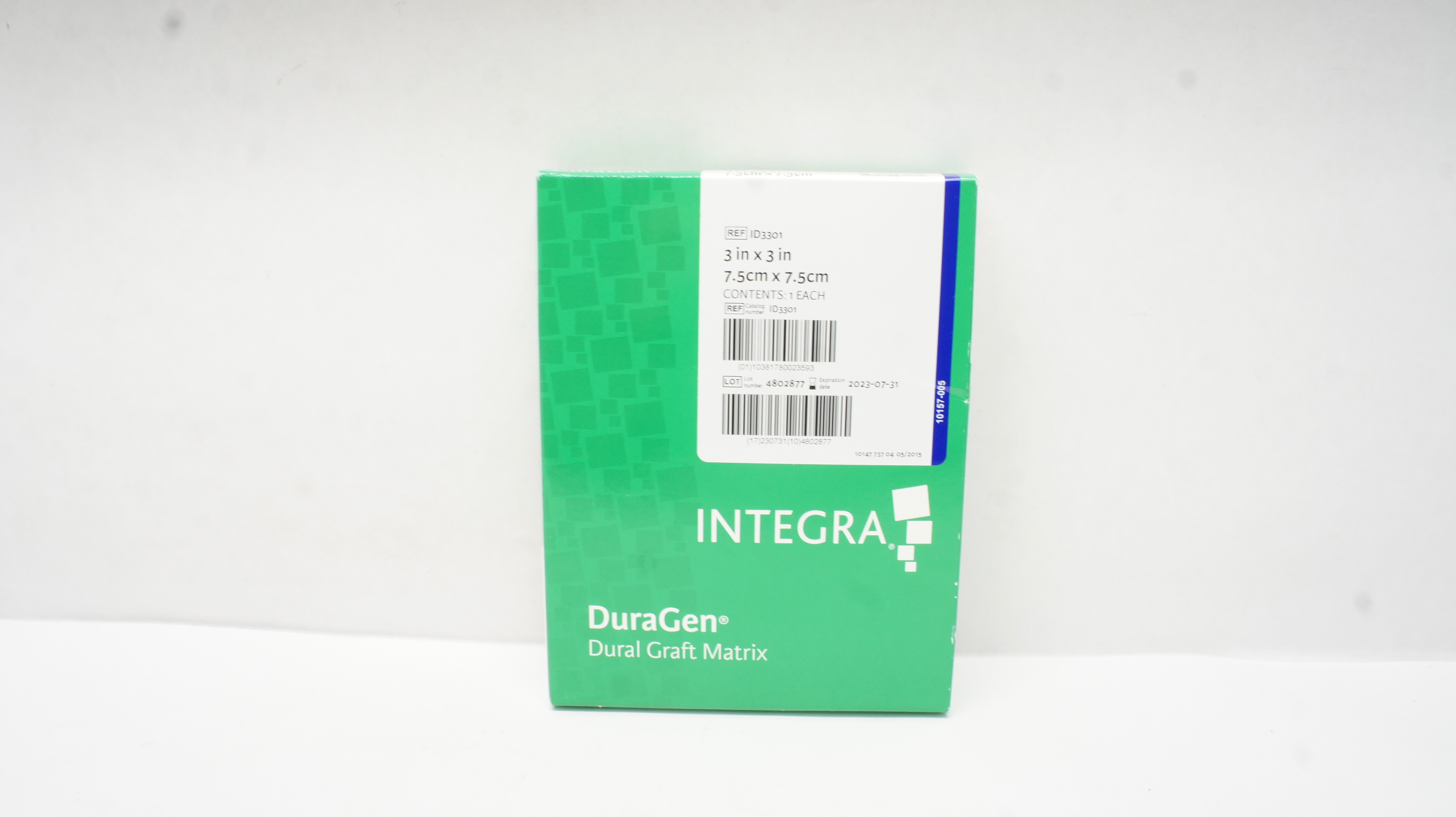 Integra ID3301 DuraGen Dural Graft Matrix 3inch x 3inch (x)