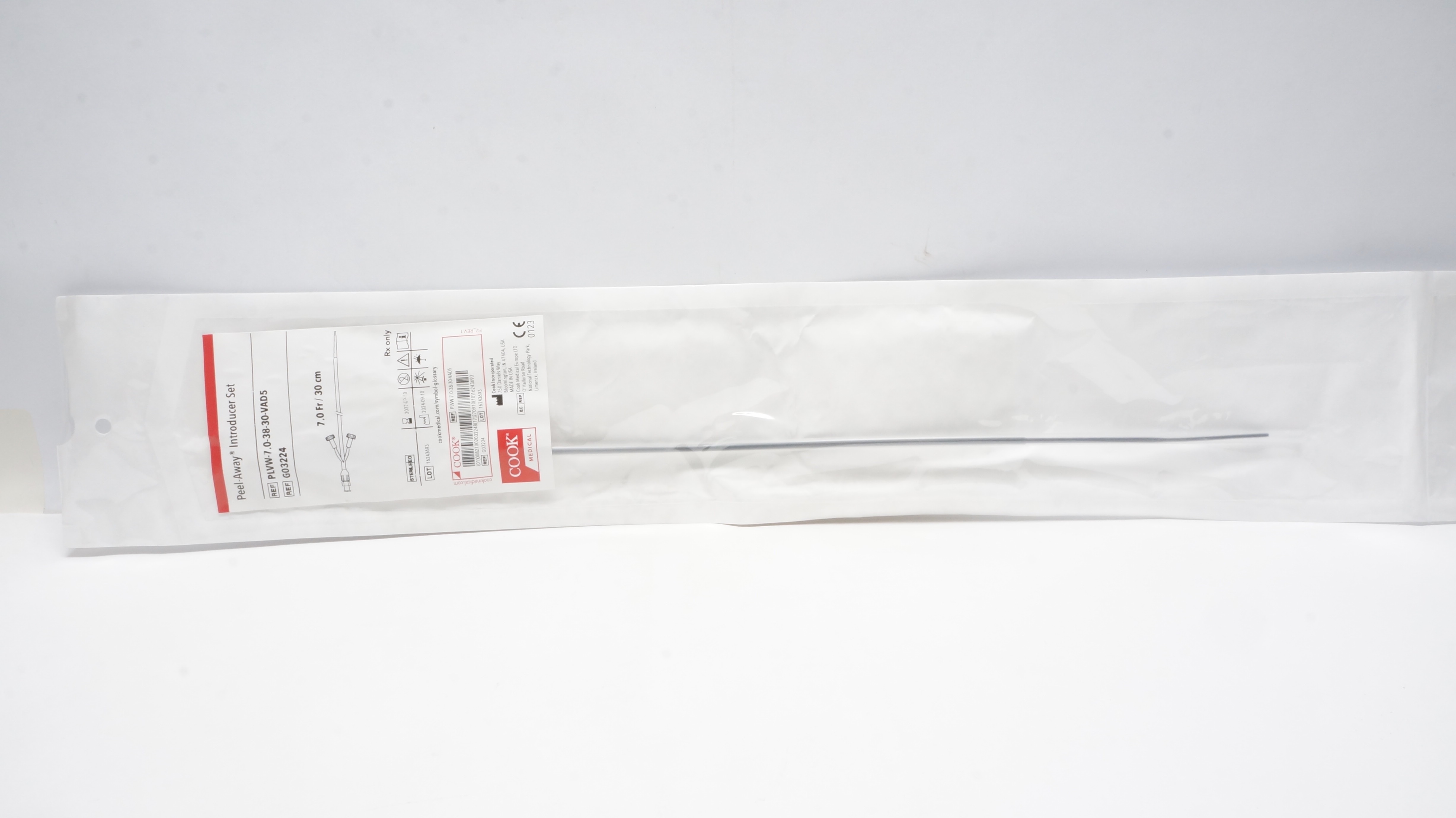 Cook Medical G03224 Peel-Away Introducer Set 7.0Fr x 30cm