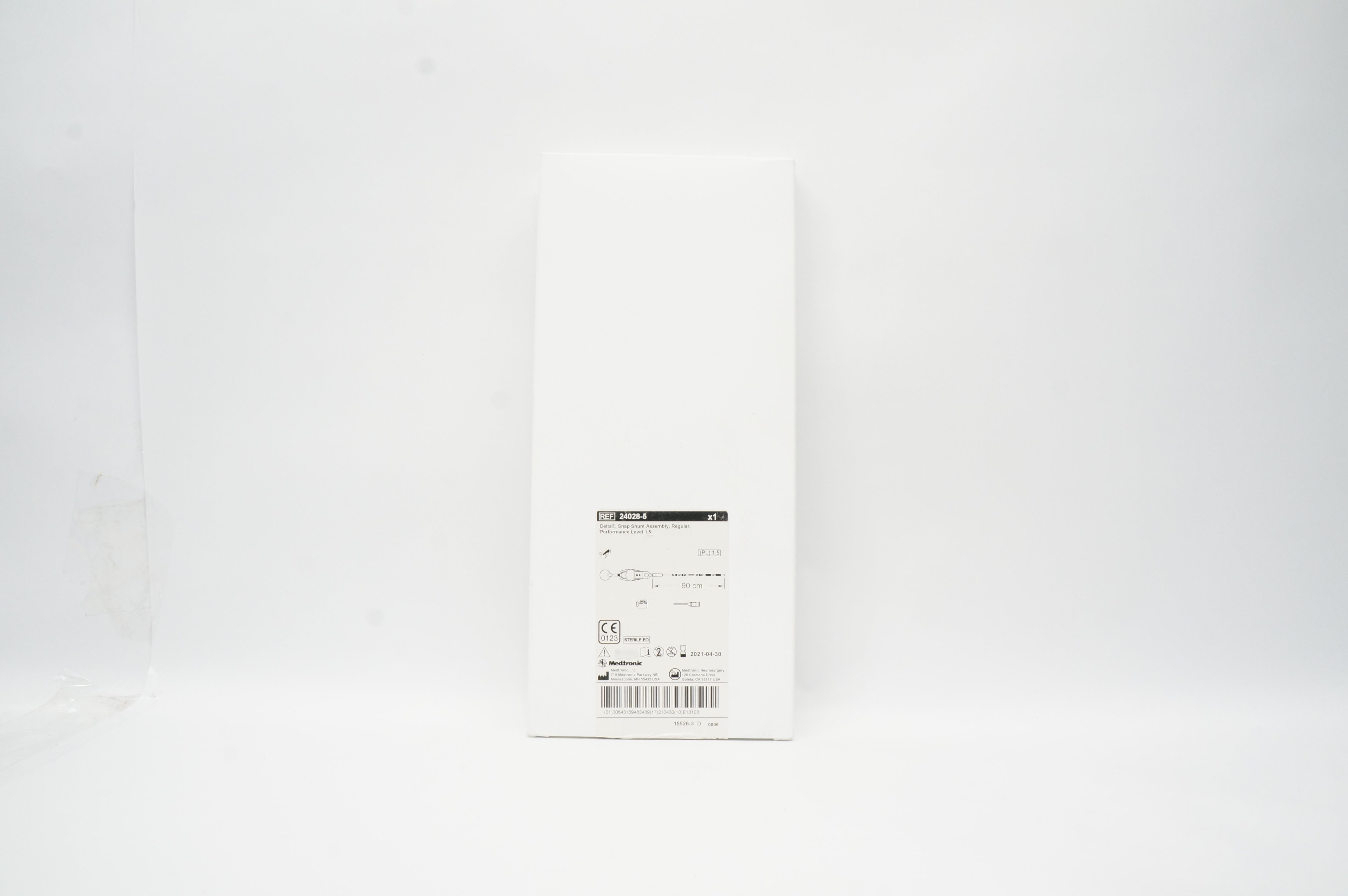 Medtronic 24028-5 Delta Snap Shunt Assembly, Regular, 90cm (x)