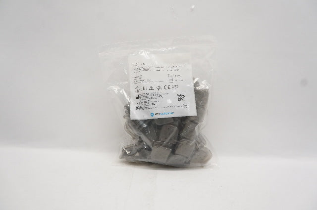 Key Surgical 3-08-09 Instrument Tip Caps Flat W/ Vents 1in. x 1 in.- Pack of 100