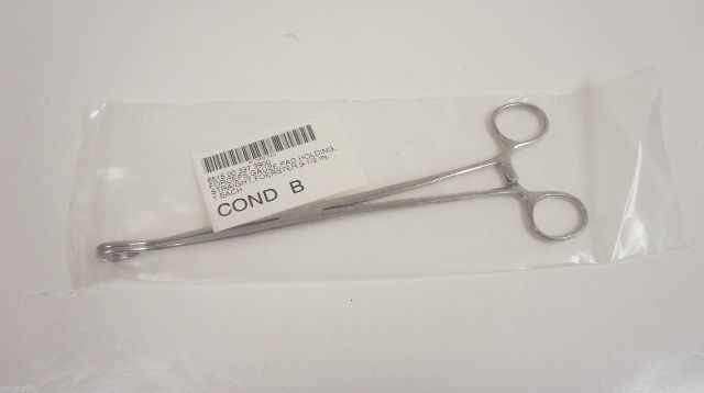Foerster Gauze Pad Holding Forceps Straight 9-1/2in
