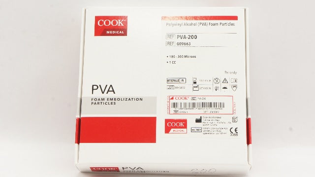 Cook Medical G09663 Polyvinyl Alcohol (PVA) Foam Particles (x) - Box of 5