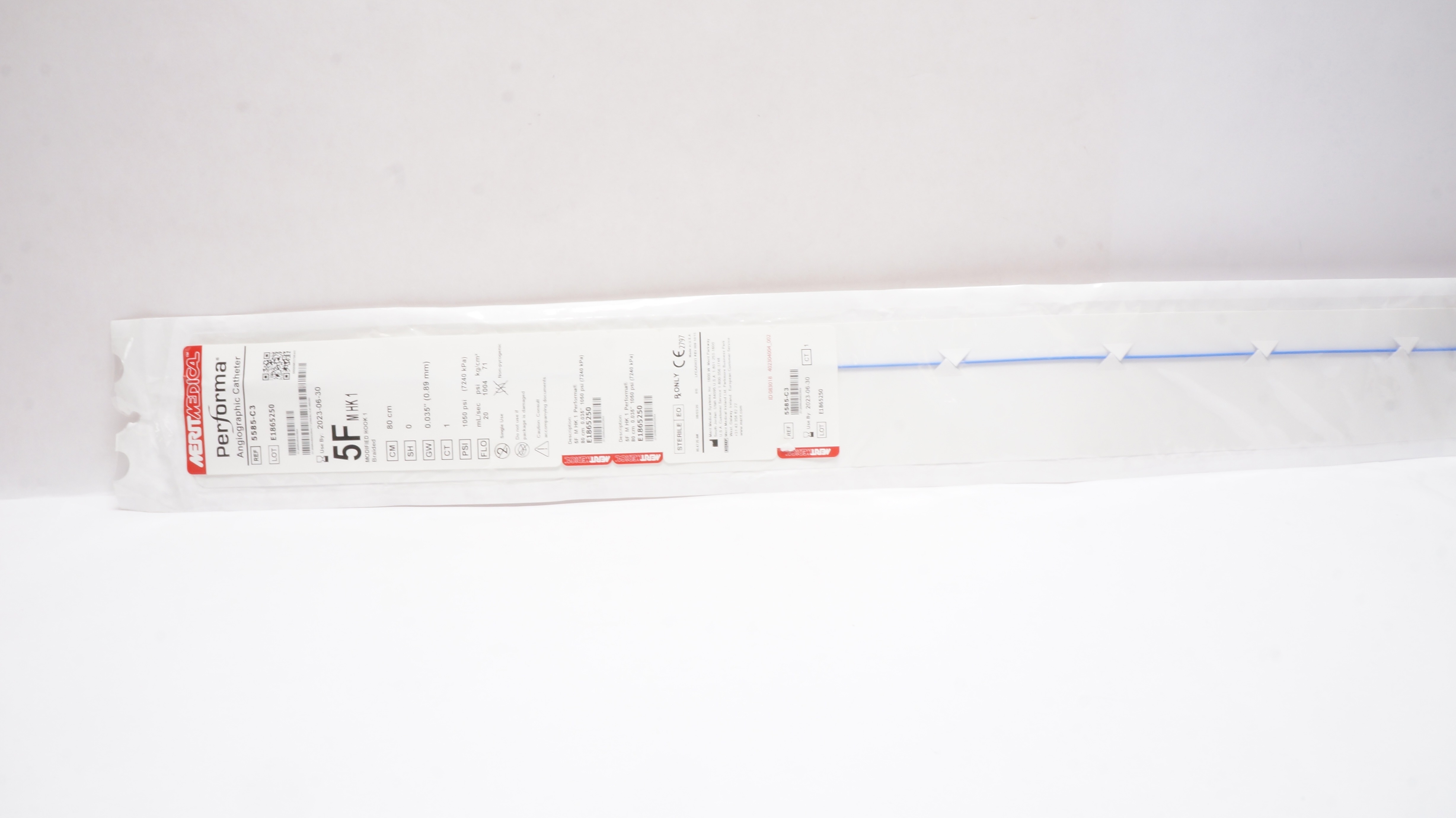 Merit Medical 5585-C3 Performa Angiographic Catheter 5F (x)