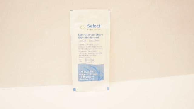 Select Medical 837 Skin Closure Strips Non-Reinforced 1/4In x 4In - Pack of 10