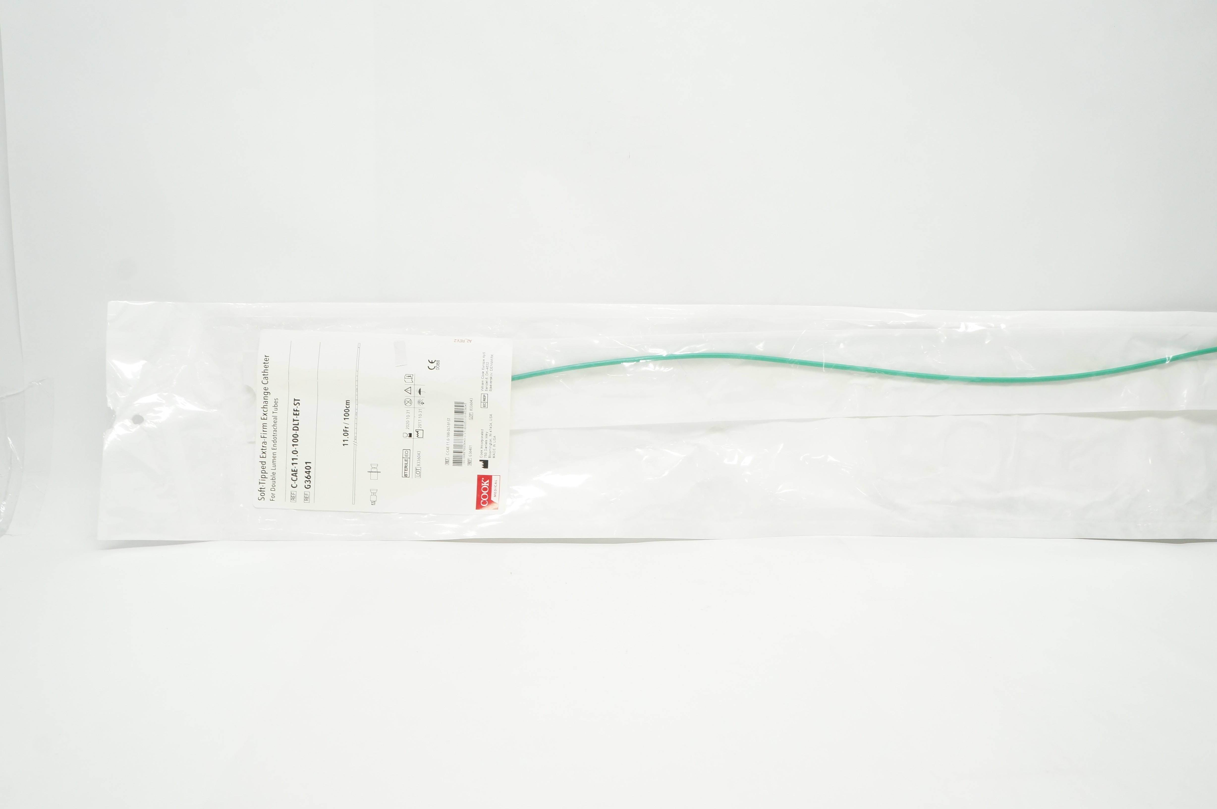 Cook Medical G36401 Soft-Tipped Extra-Firm Cath. 11Fr./100cm (x)