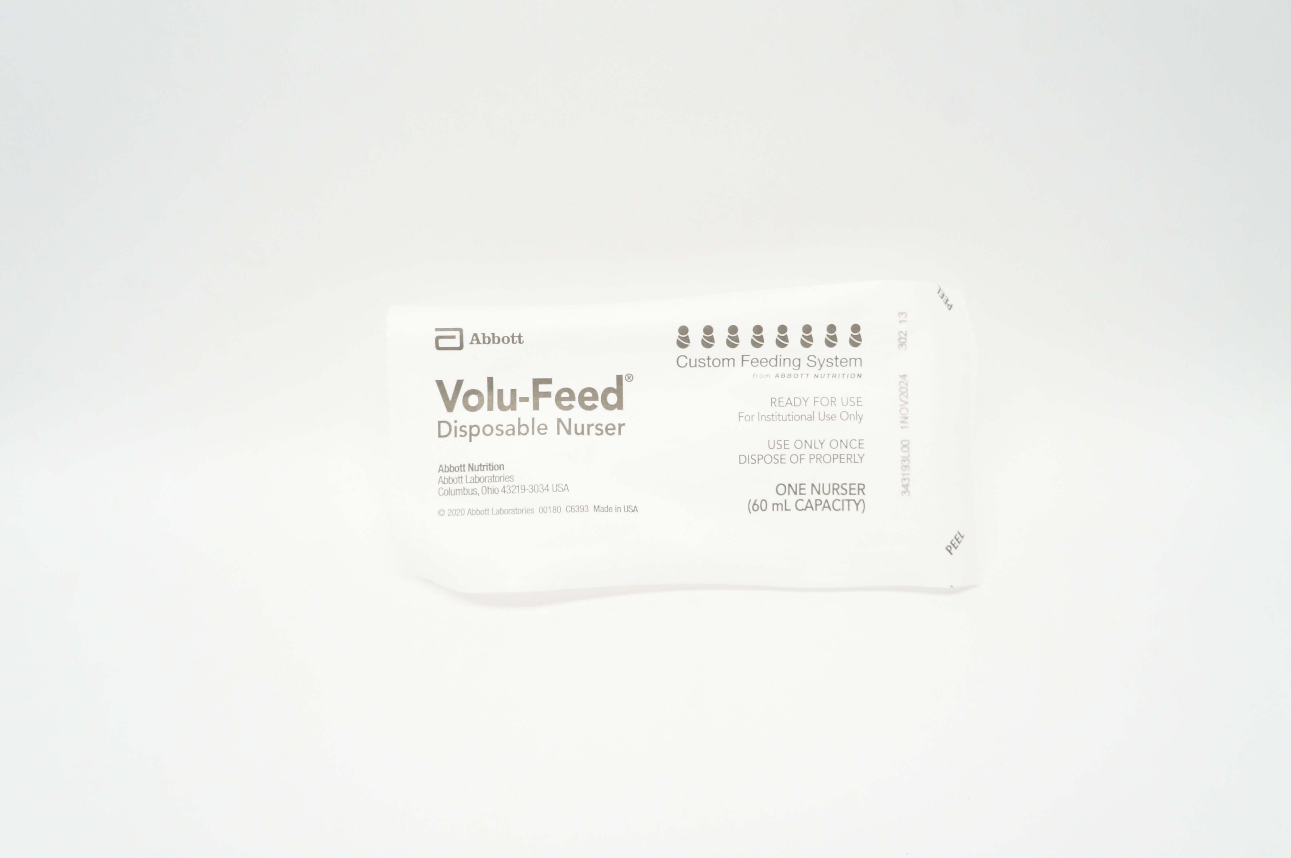 Abbott Volu-Feed Disposable Nurser One Nurser 60 ml