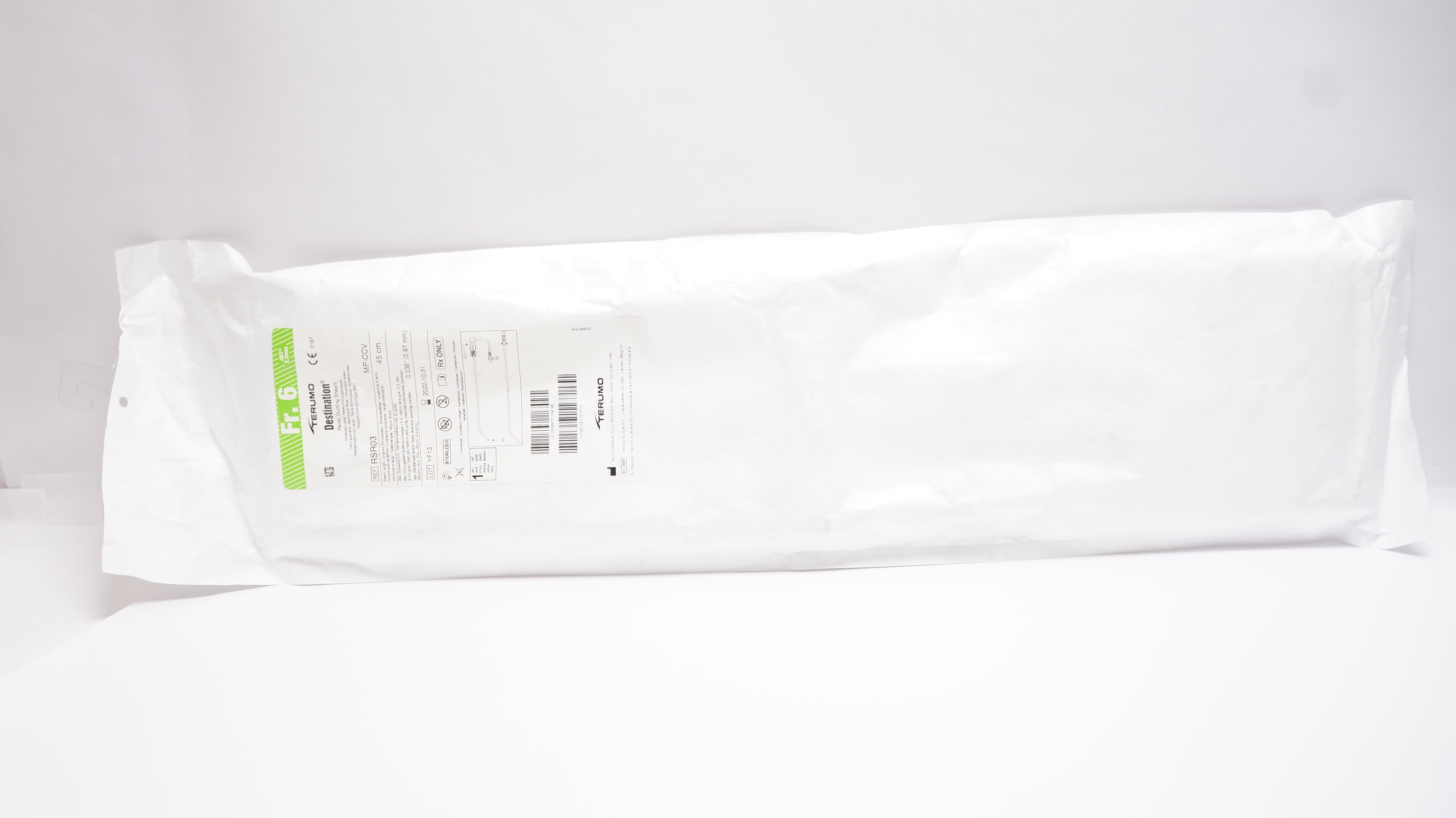 Terumo RSR03 Destination Renal Guiding Sheath 6Fr x 45cm (x)