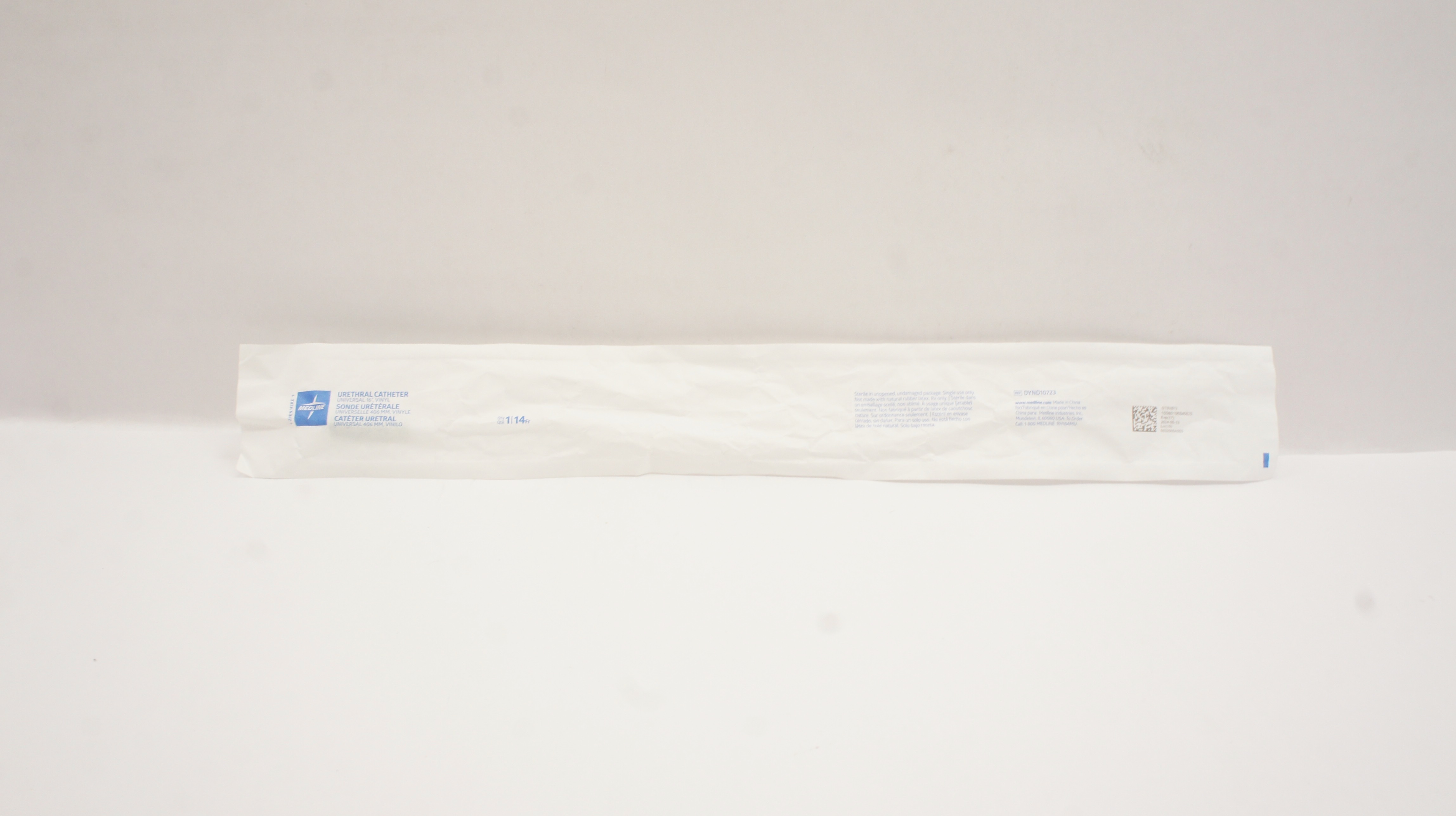 Medline DYND10723 Urethral Cath, Universal  14Fr x 16inch