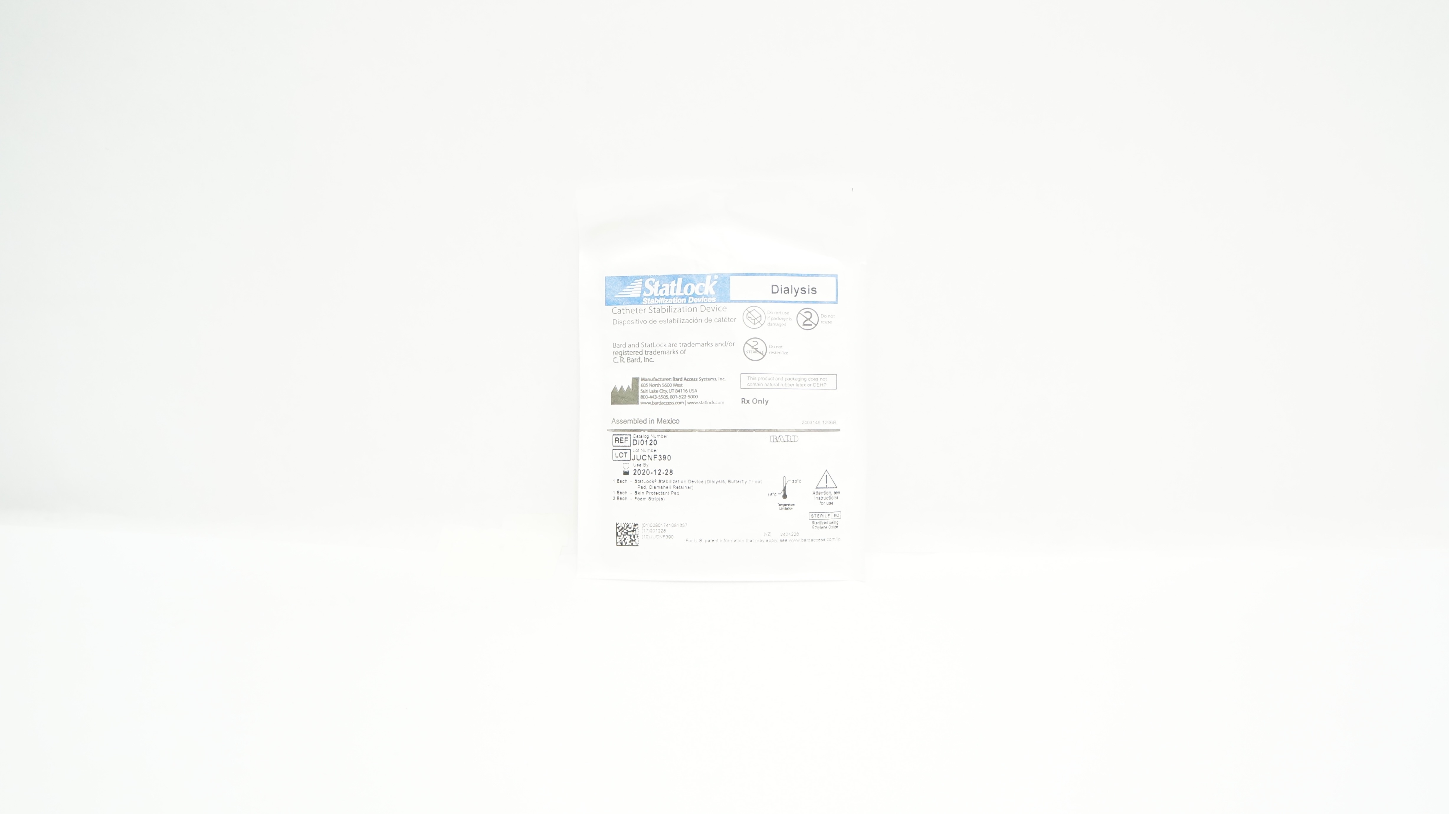 Bard DI0120 StatLock Stabilization Device (x)