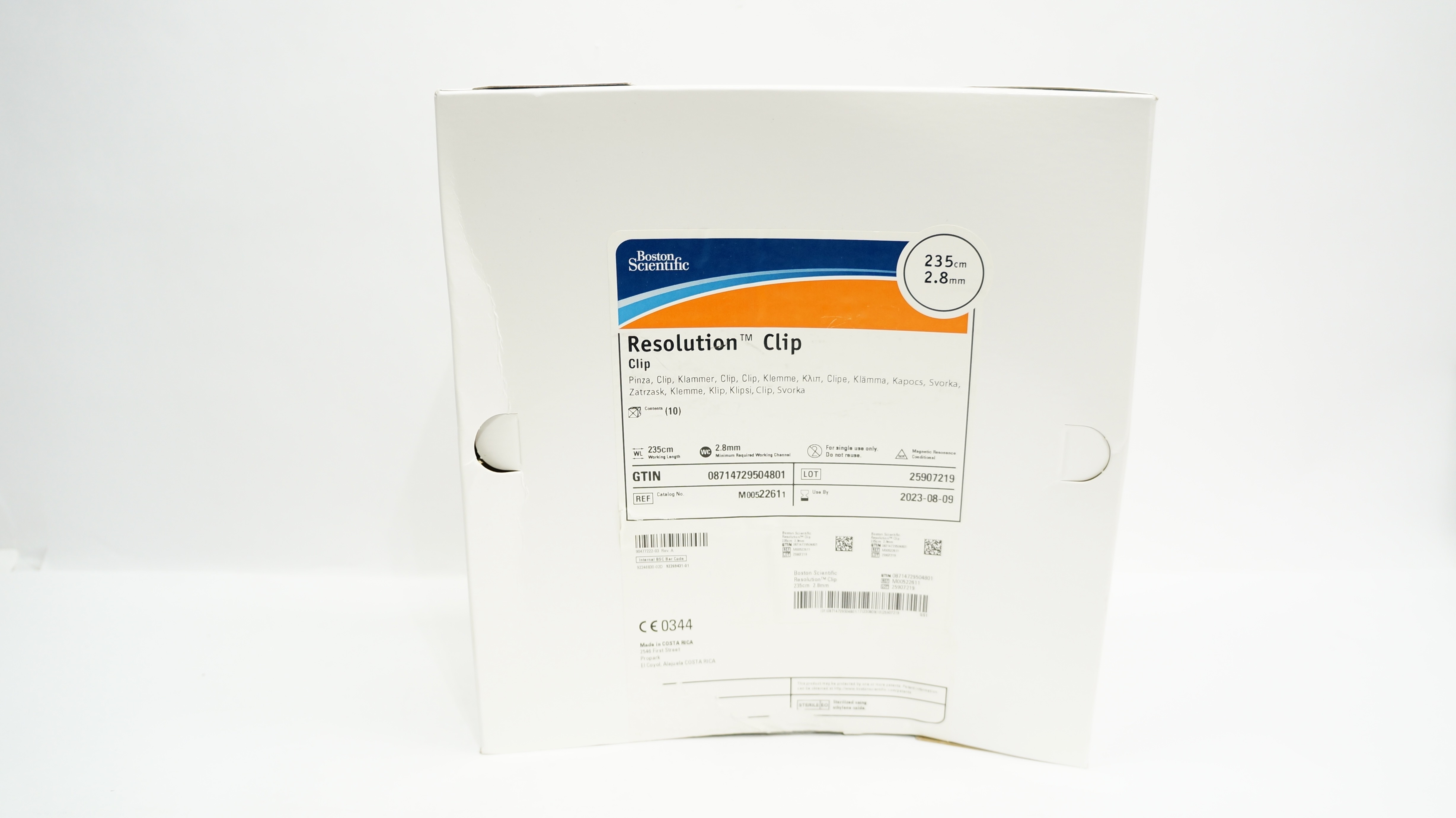 Boston Scientific M00522611 Resolution Clip 235cm x 2.8mm (x) - Box of 10
