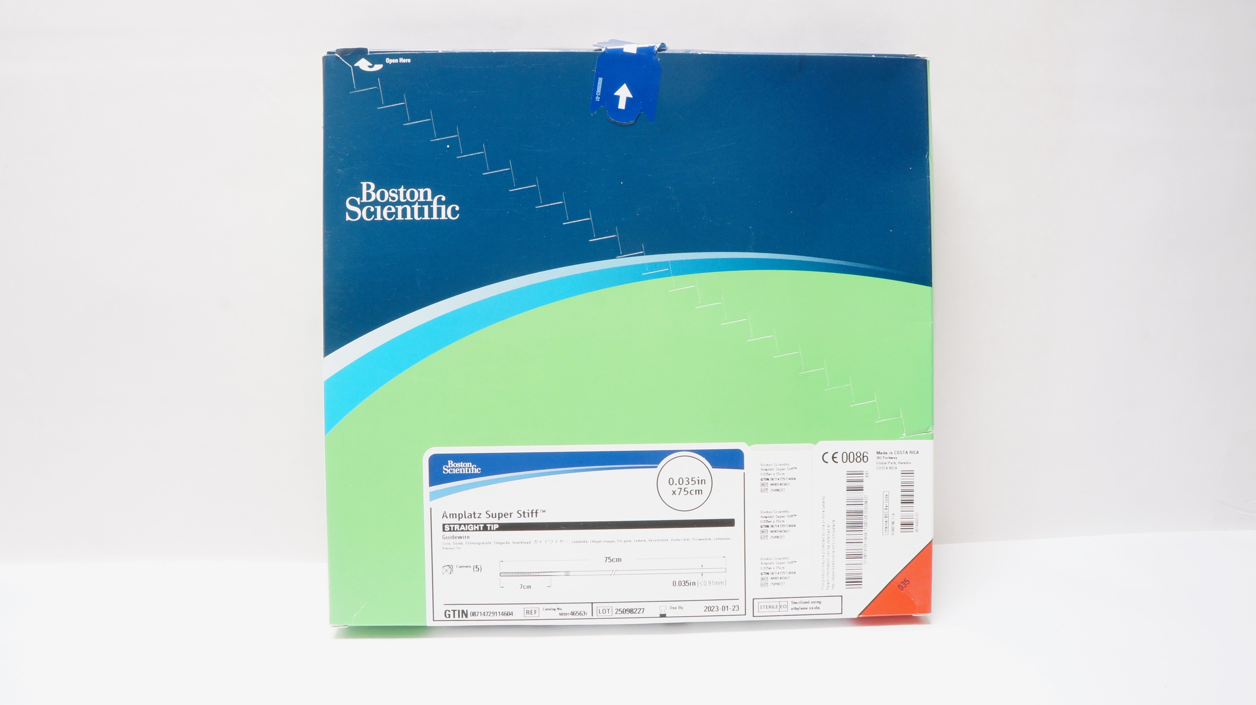 Boston Scientific M001465631 Amplatz Super Stiff Guidewire 0.035inch x 75cm (x)