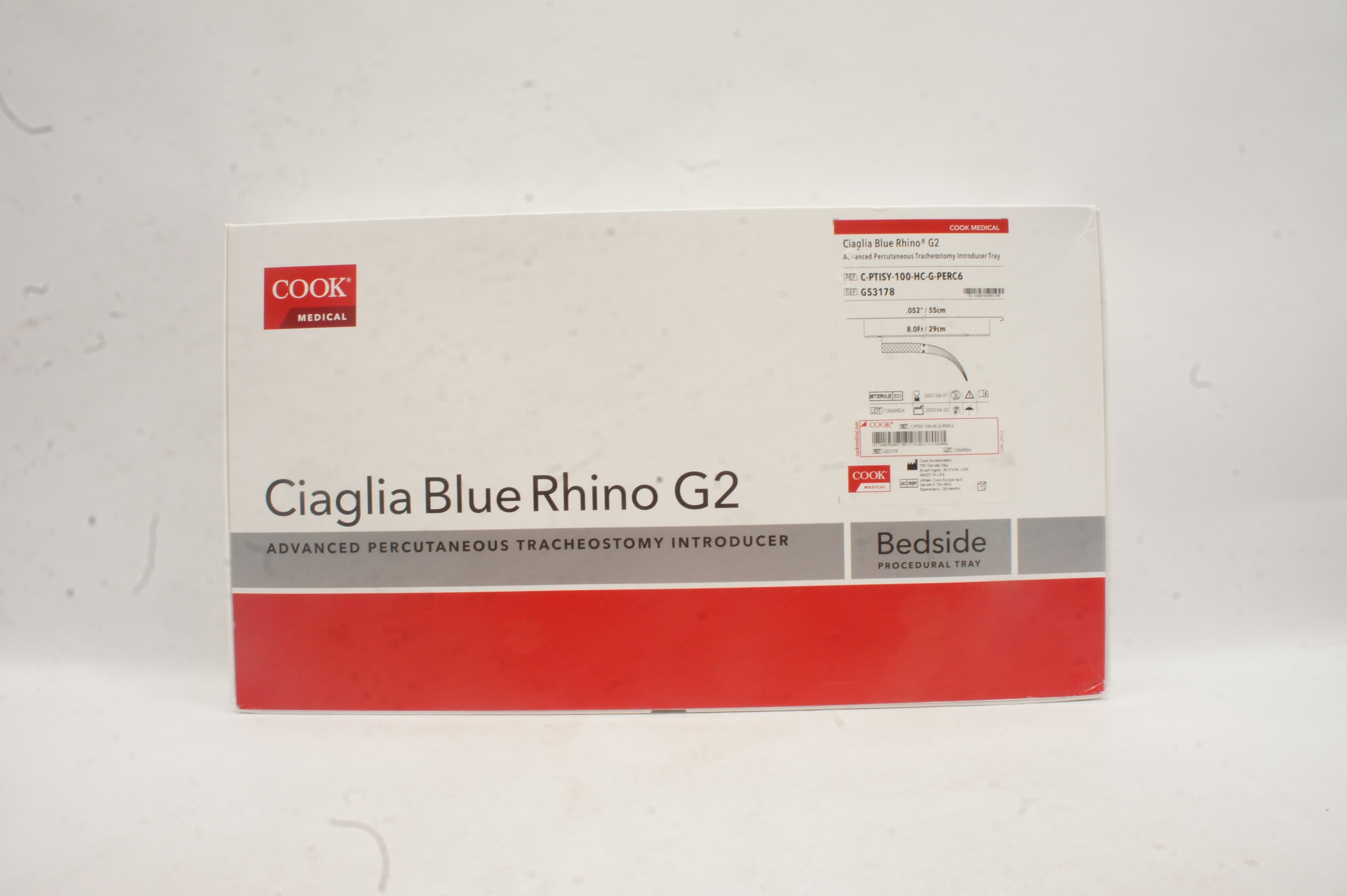 Cook G53178 Ciaglia Blue Rhino G2 Advanced Percutaneous 0.052inch x 8Fr (x)