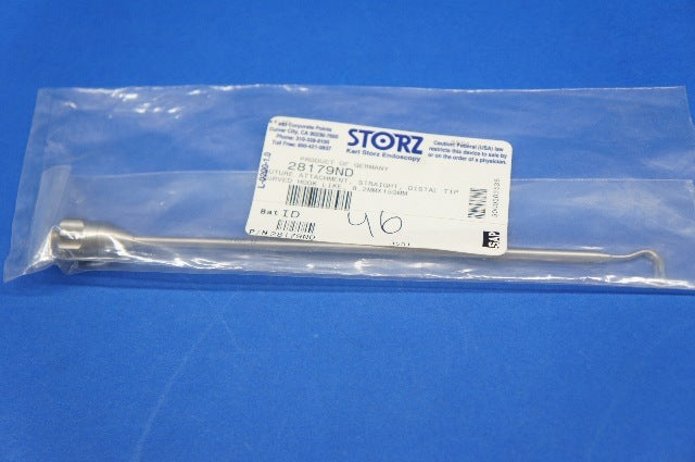 Karl Storz 28179ND Suture Attachment, Straight, Distal Curved Hook Like