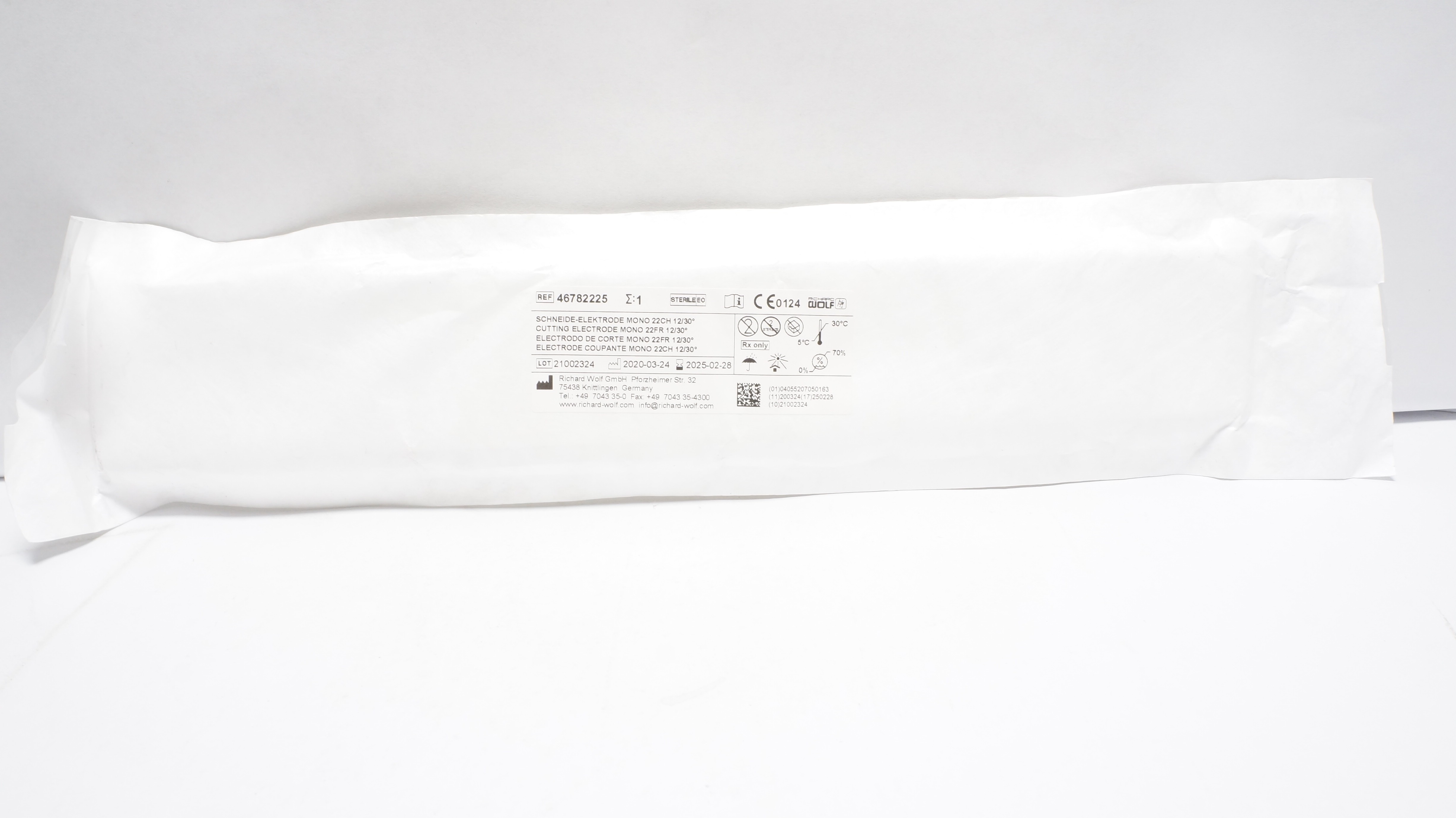 Richard Wolf 46782225 Cutting Electrode Mono 22Fr 12/30 Degree (x)