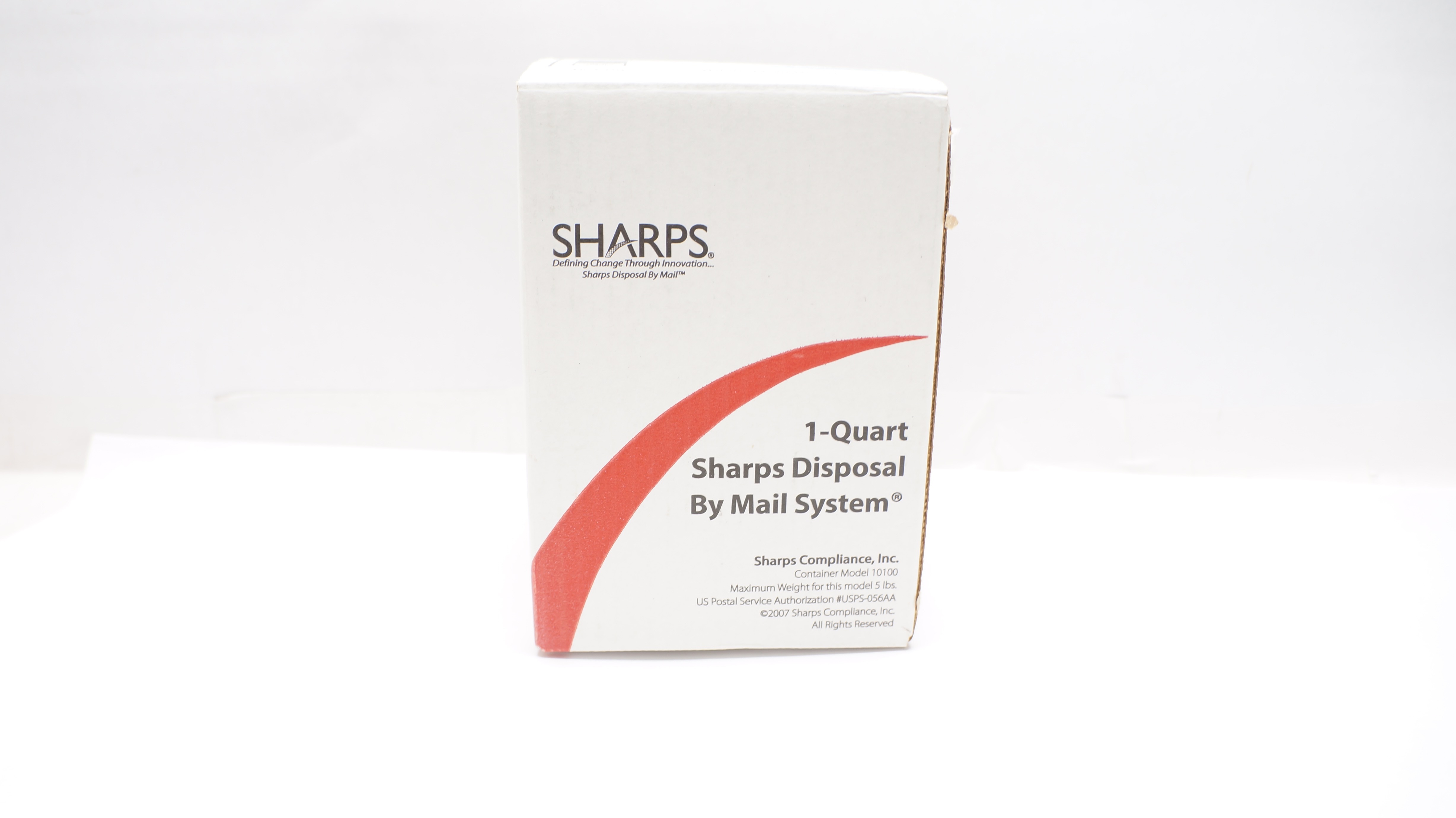 Biohazard 10100 Sharps Disposal 1-Quart