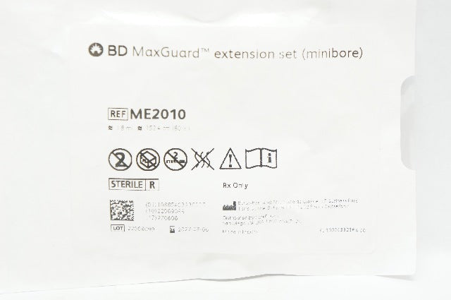 BD ME2010 MaxGuard Extension Set (Minibore) 1.8ml x 60inch (Approx.)
