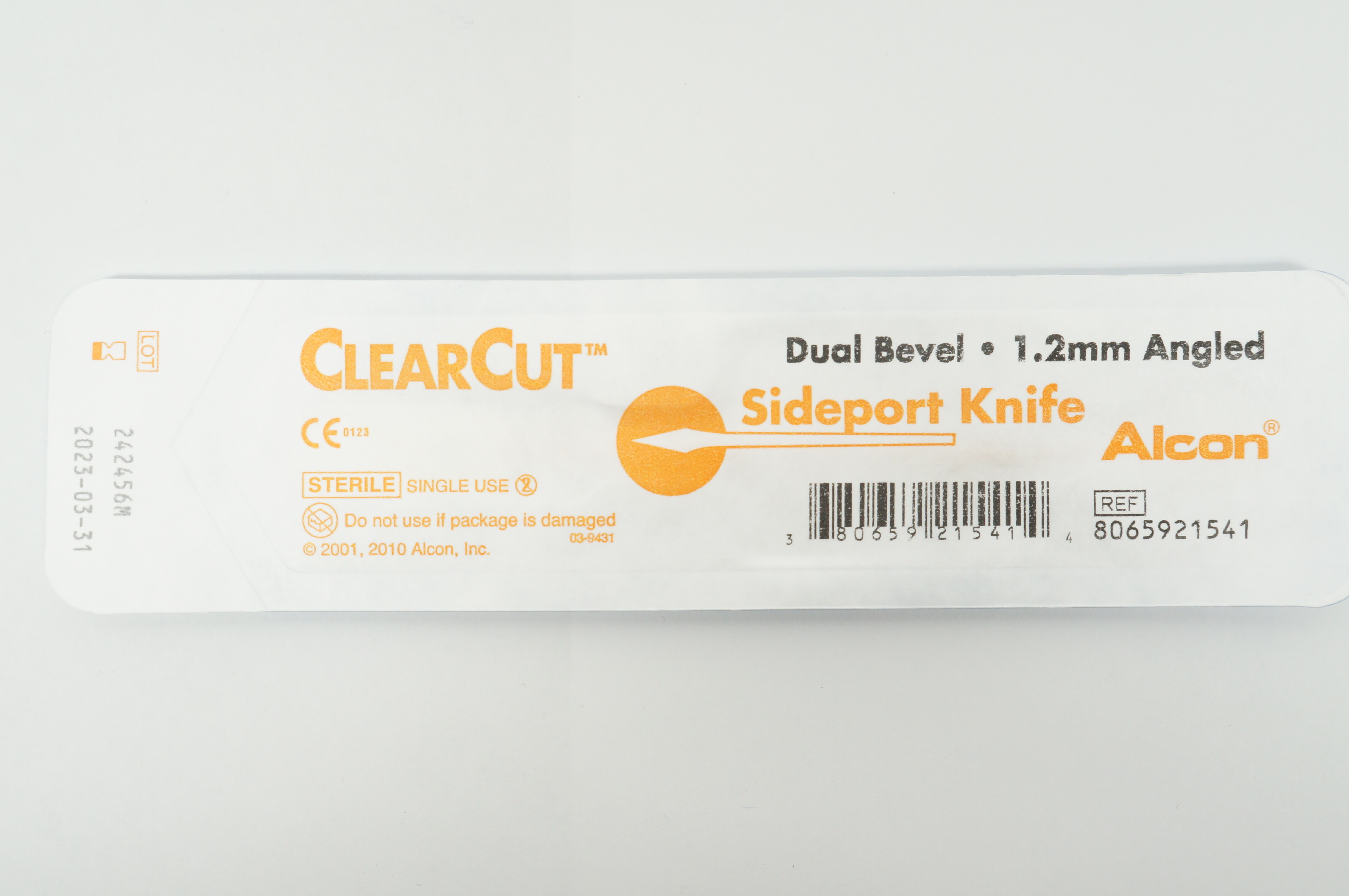 Alcon 8065921541 ClearCut Dual Bevel SidePort Knife 1.2mm Angled