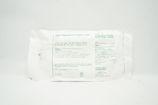 Bard 0042160 Nasogastric Sump Tube 16Fr, 48inch Long, w/Radiopaque Stripe
