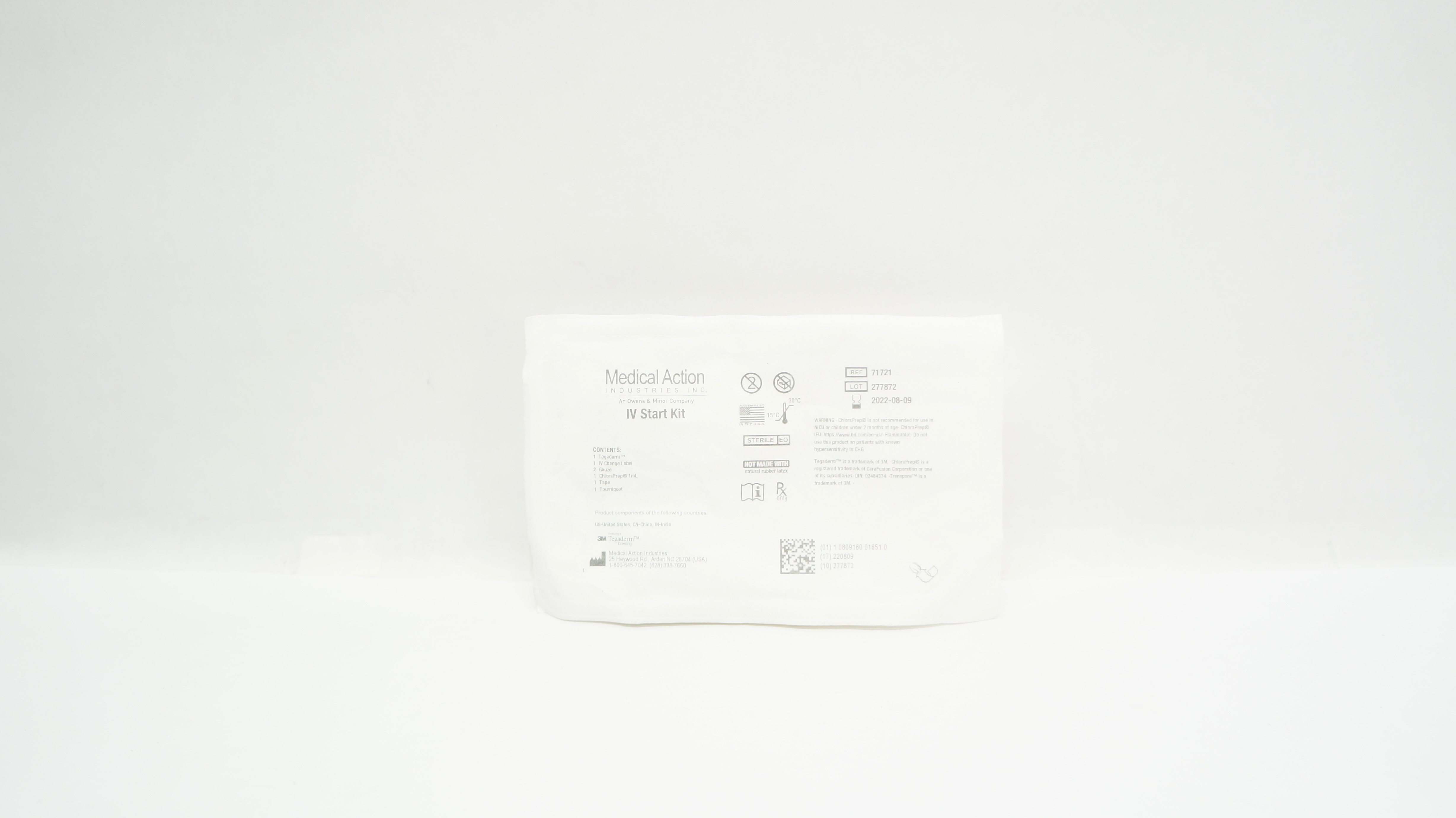 Medical Action 71721 3M Tegaderm Industries IV Start Kit (x)