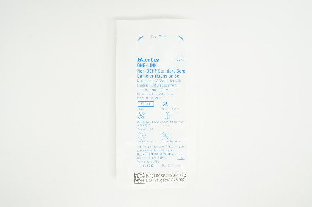 Baxter 7N8378 One-Link Non-DEHP Standard Bore Cath. Extension Set 7.6inch