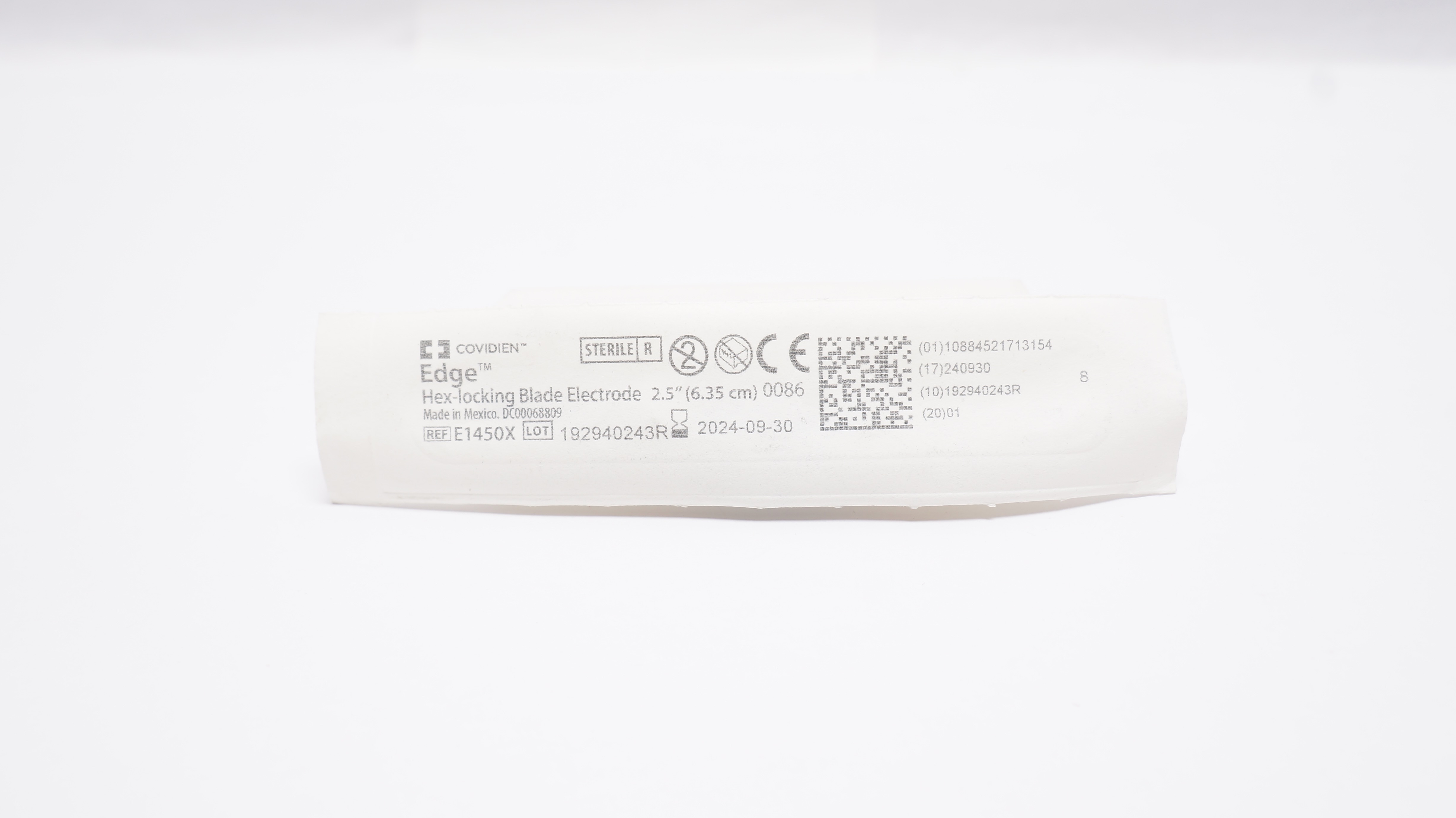 Covidien E1450X Edge Hex-locking Blade Electrode 2.5 inch (x)