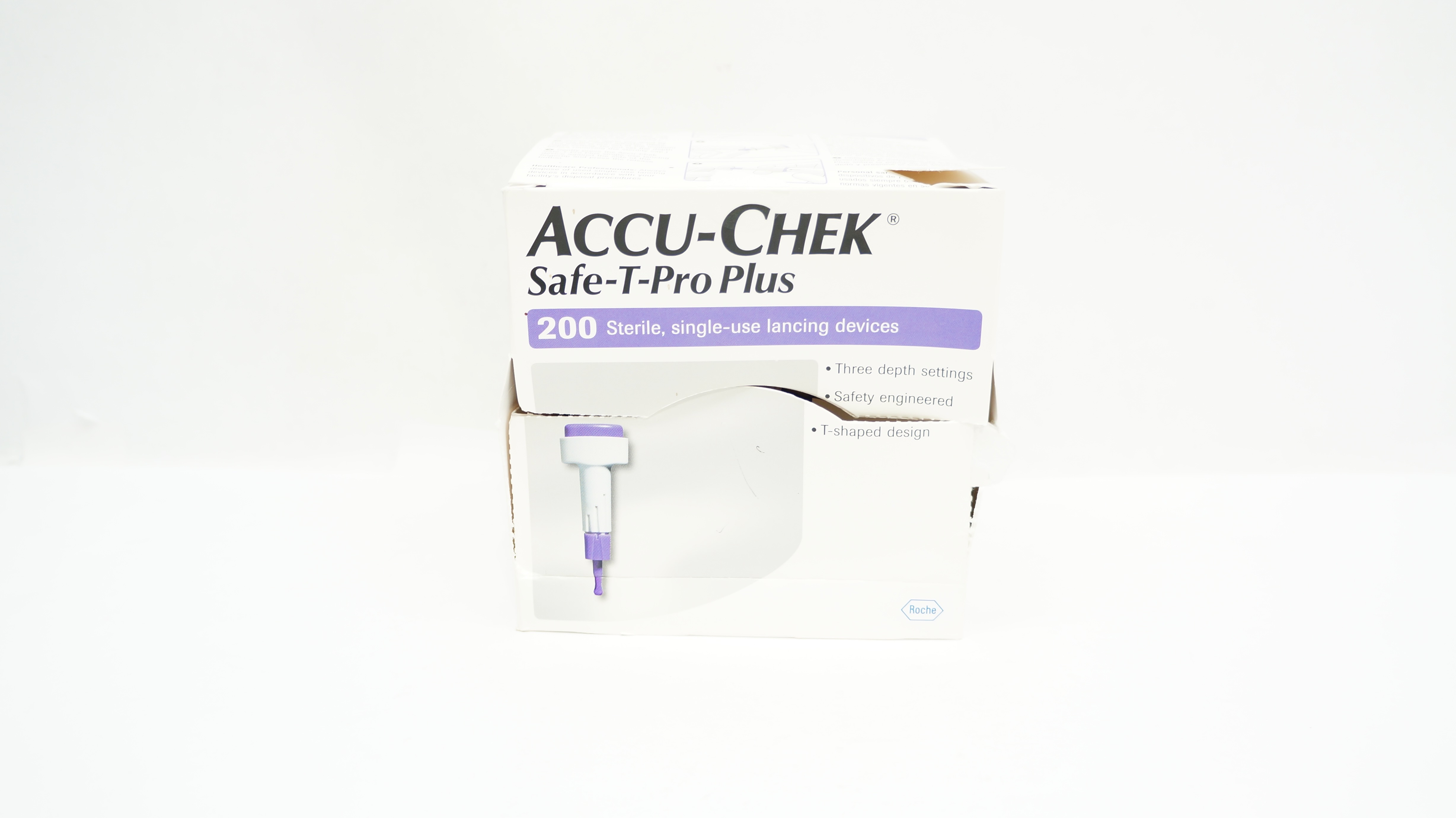 Roche 03448622001 Accu-Chek Safe-T-Pro Plus Lancing Devices (x)- Box of 54