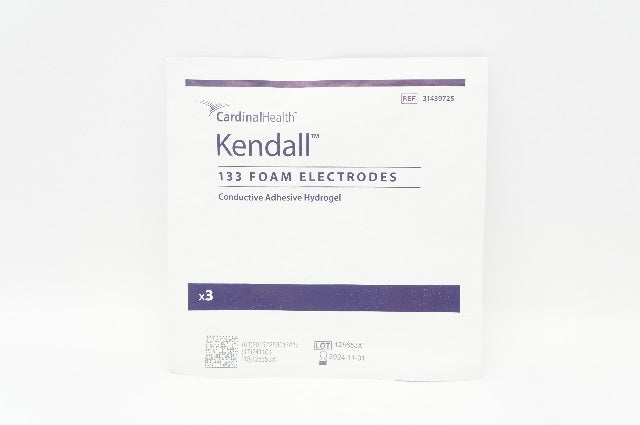 Cardinal Health 31439725 Kendall 133 Foam Electrodes - Pack of 3