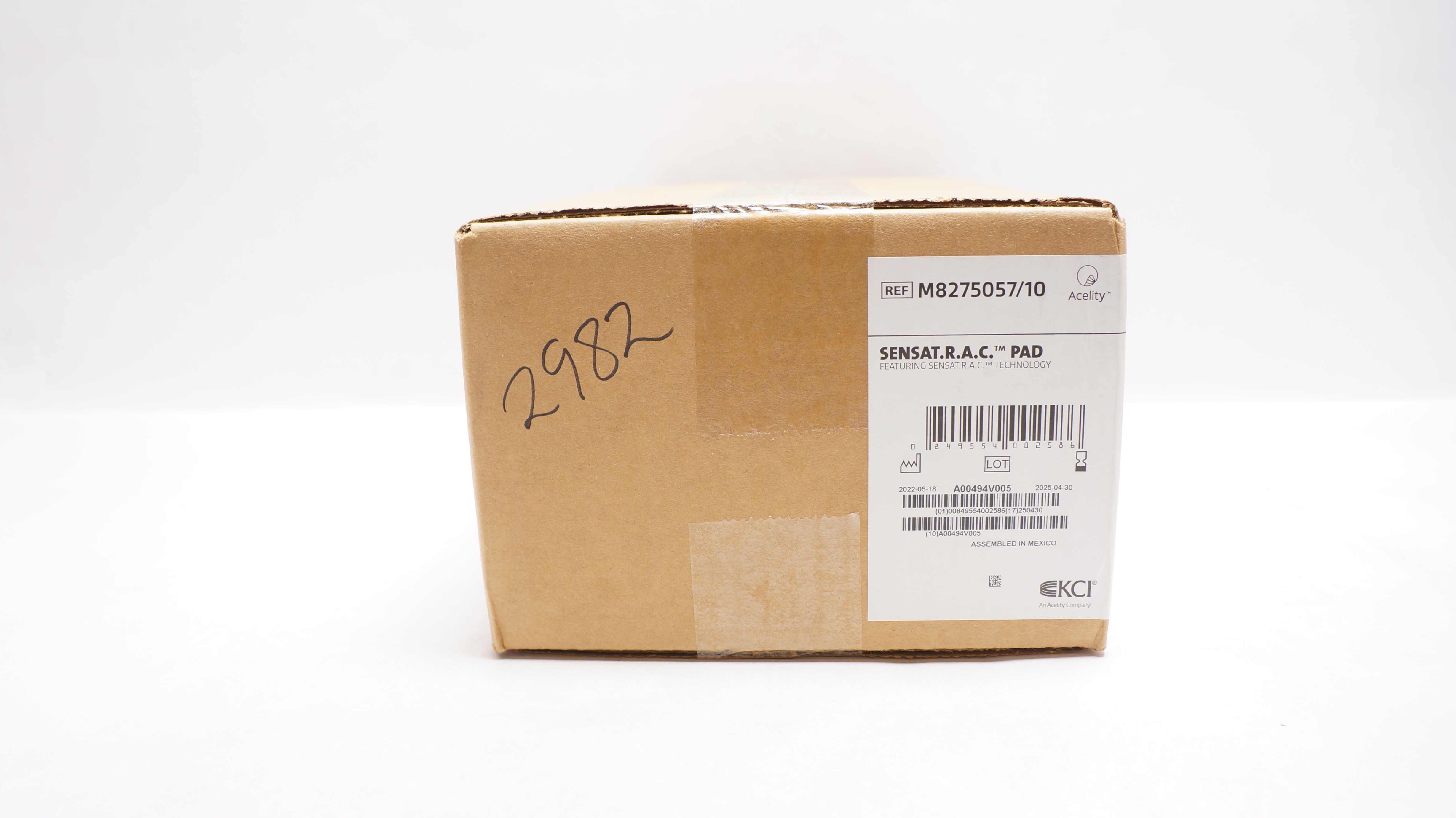 KCI M8275057/10 SensaT.R.A.C. Pad - Box of 10