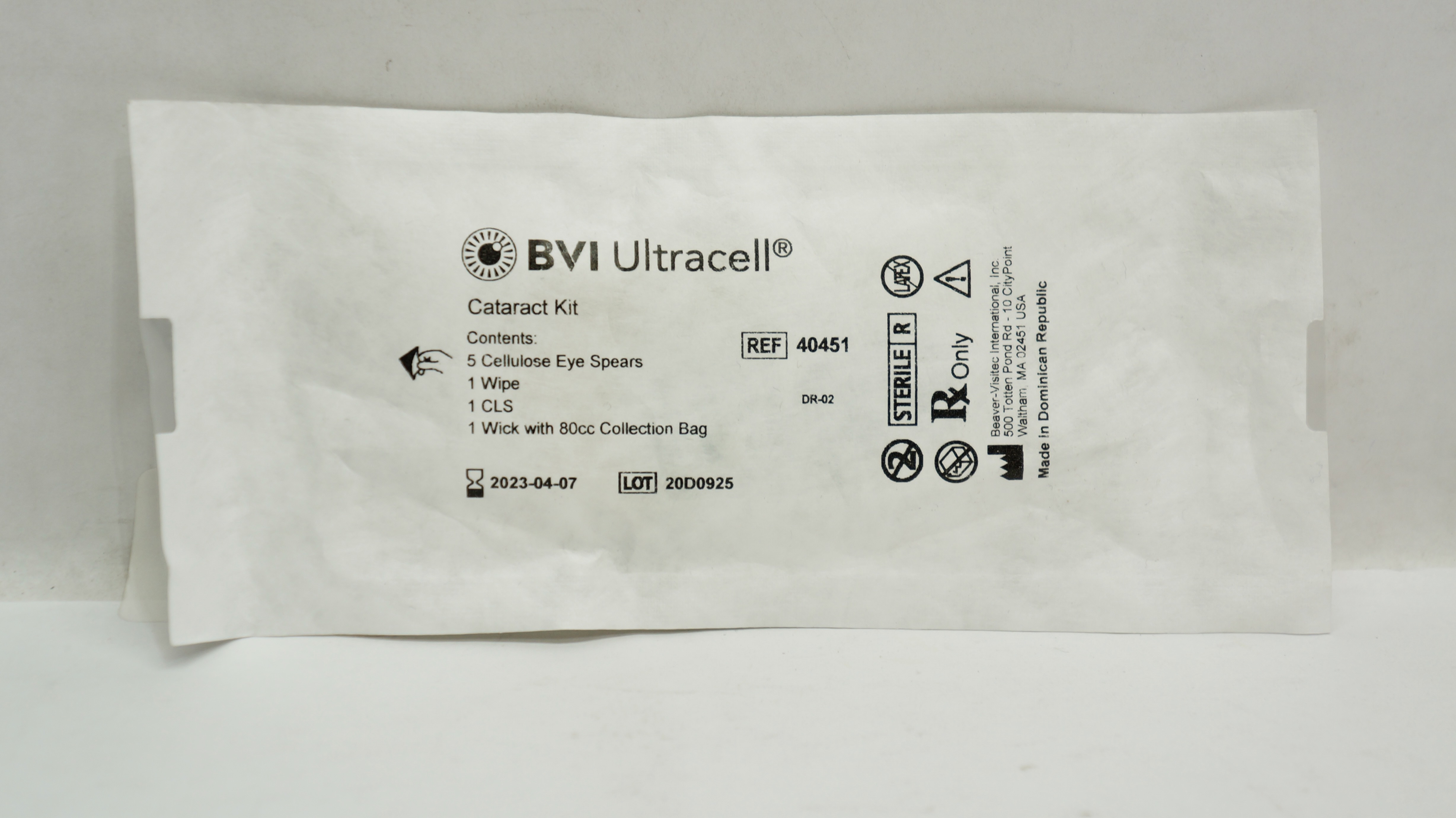 BVI 40451 Ultracell Cataract Kit (x)
