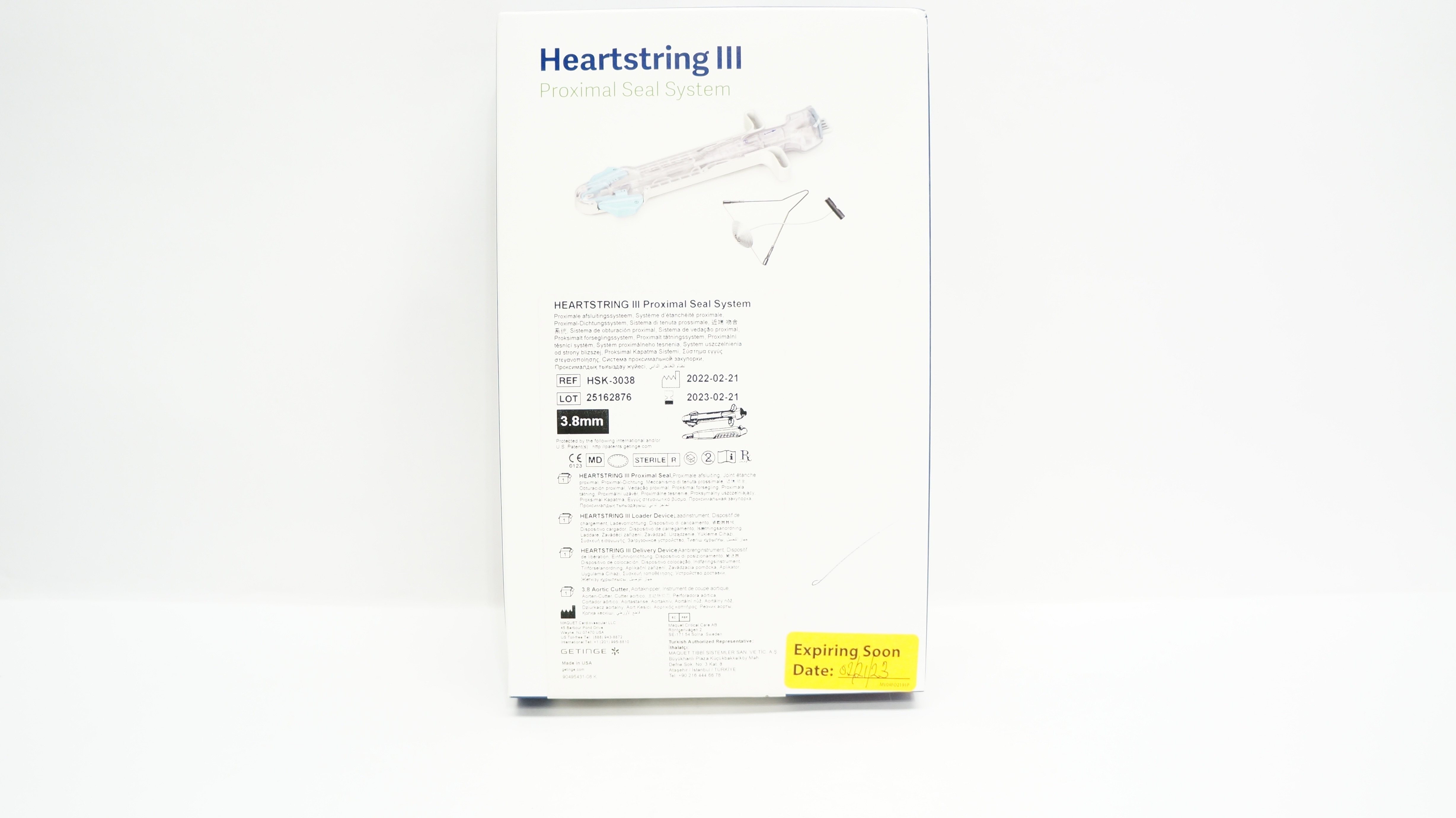 Maquet HSK-3038 Getinge Heartstring III Proximal Seal System (x)