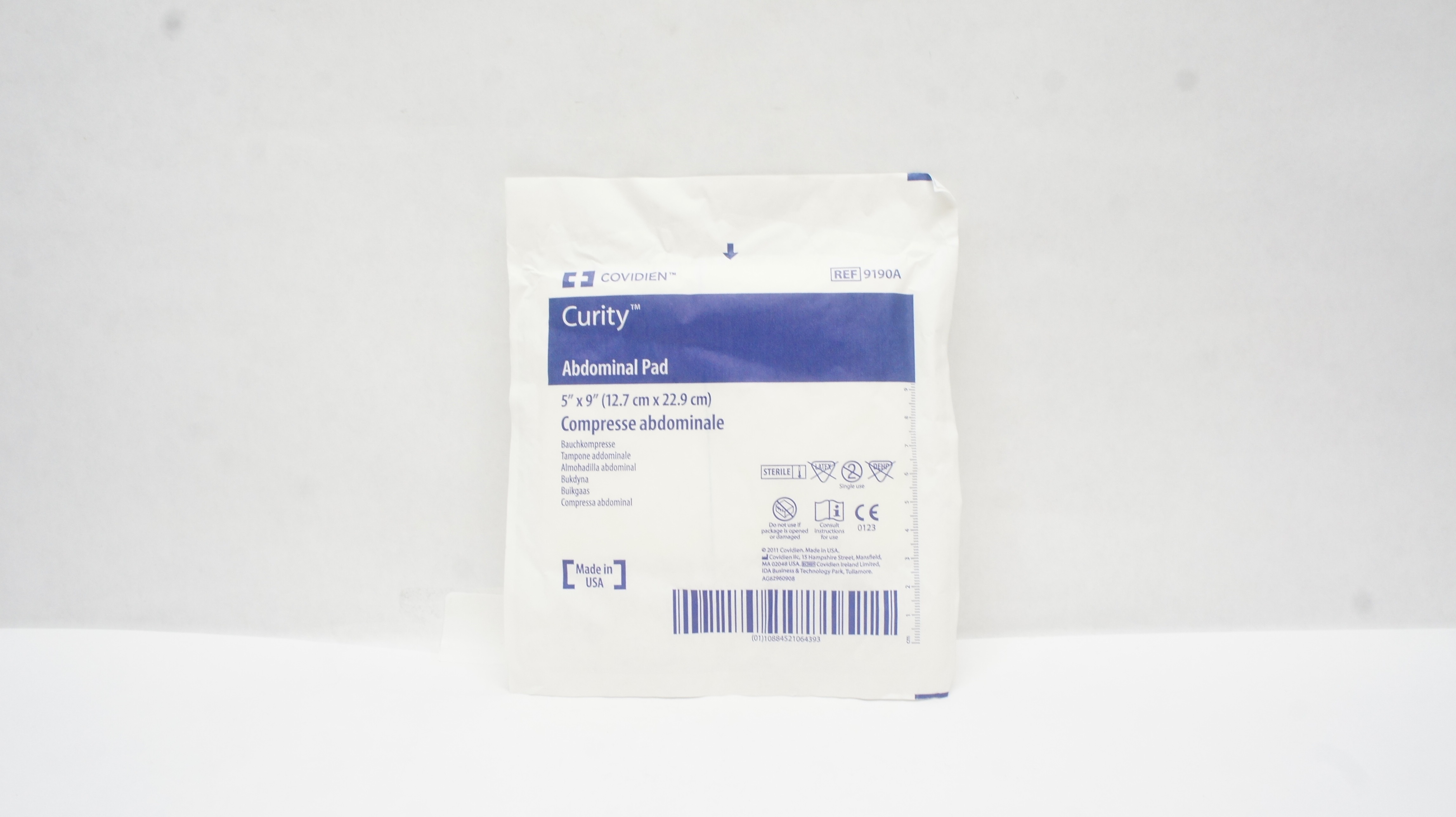 Covidien 9190A Curity Abdominal Pad 5inch x 9inch
