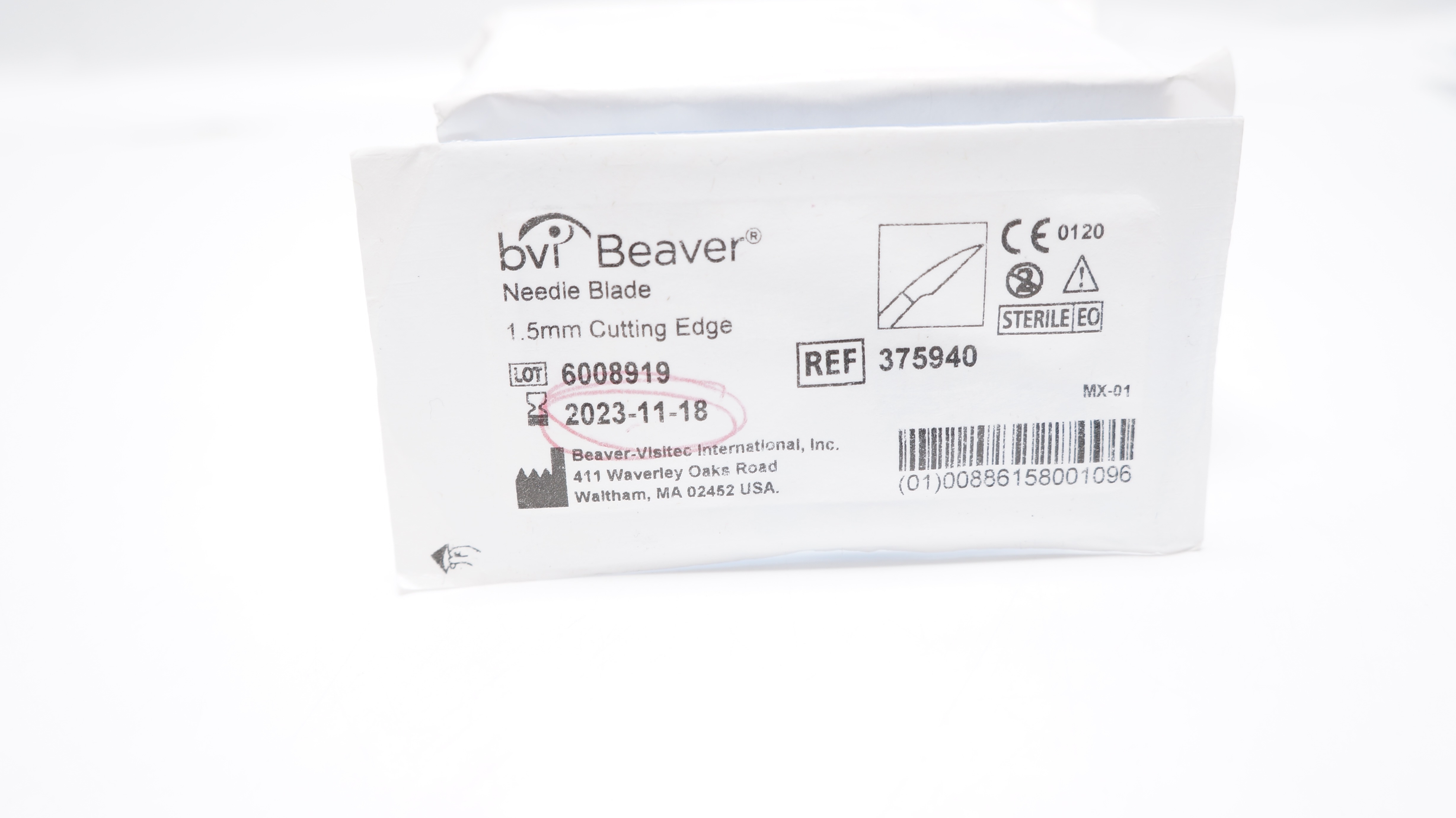 BVI Beaver  375940 Needle Blade Cutting Edge 1.5mm (x)