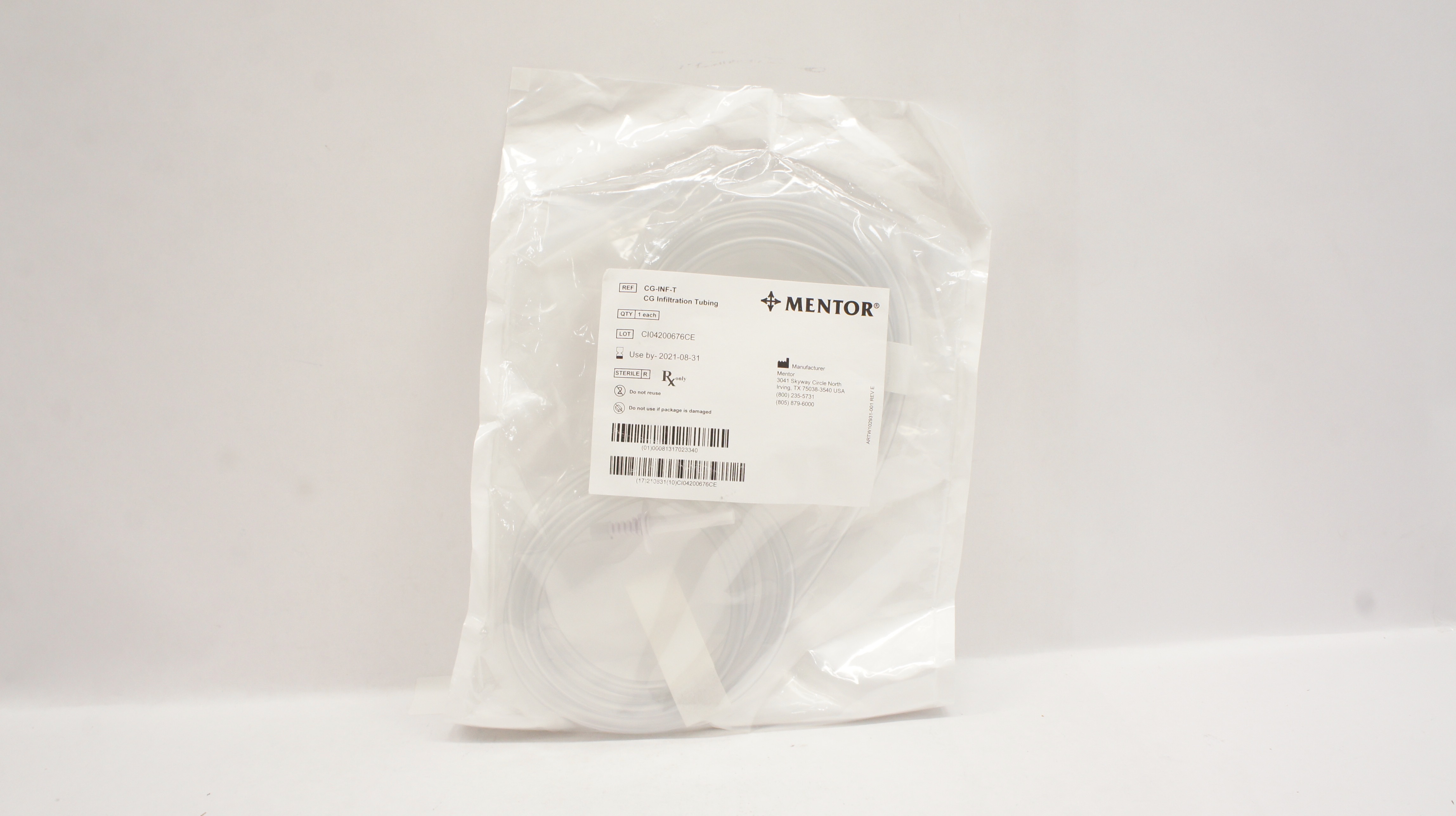 Mentor CG-INF-T CG Infiltration Tubing (x)