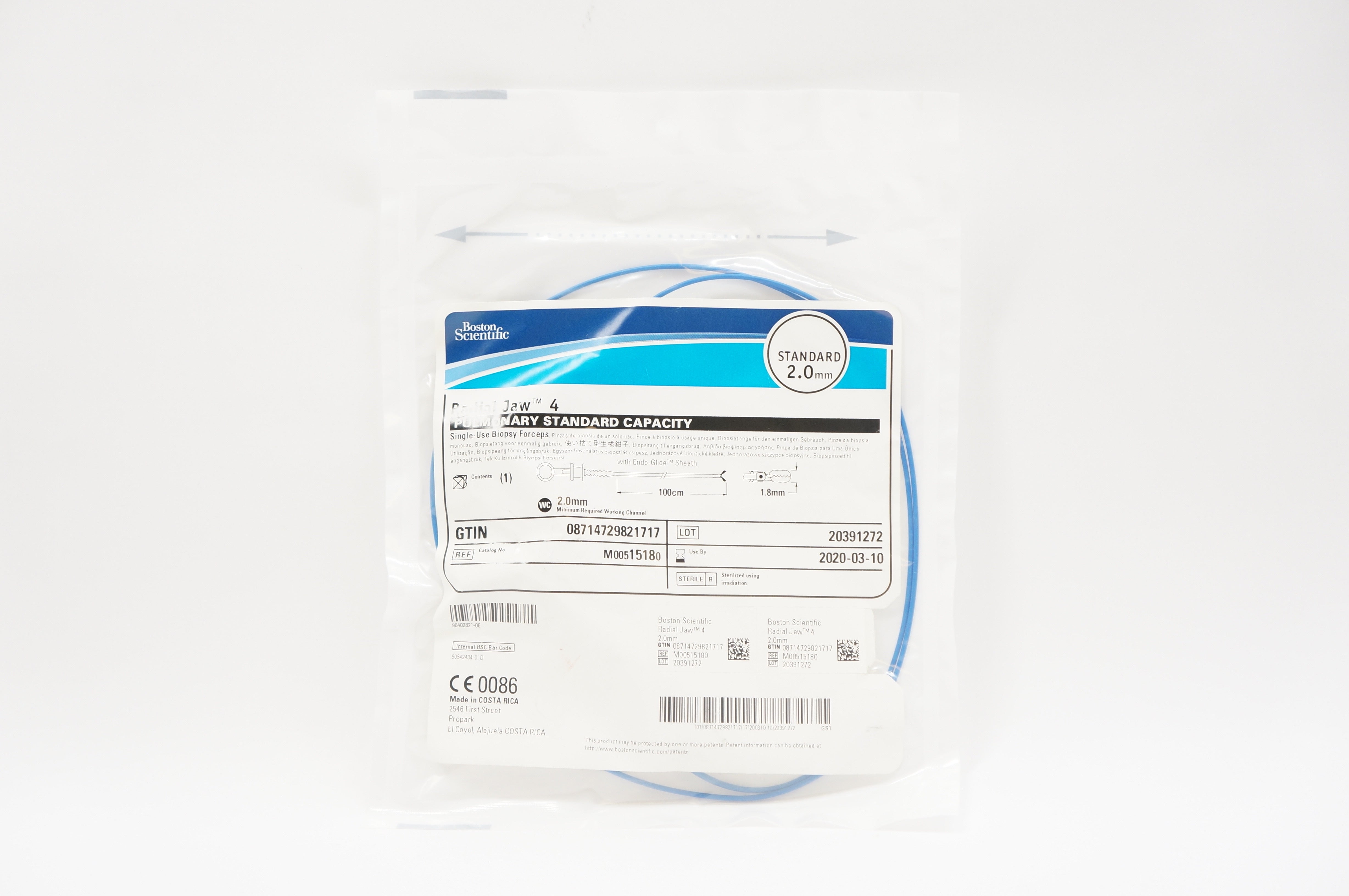Boston Scientific M00515180 Radial Jaw 4 Pulmonary Standard Capacity, 2.0mm (x)
