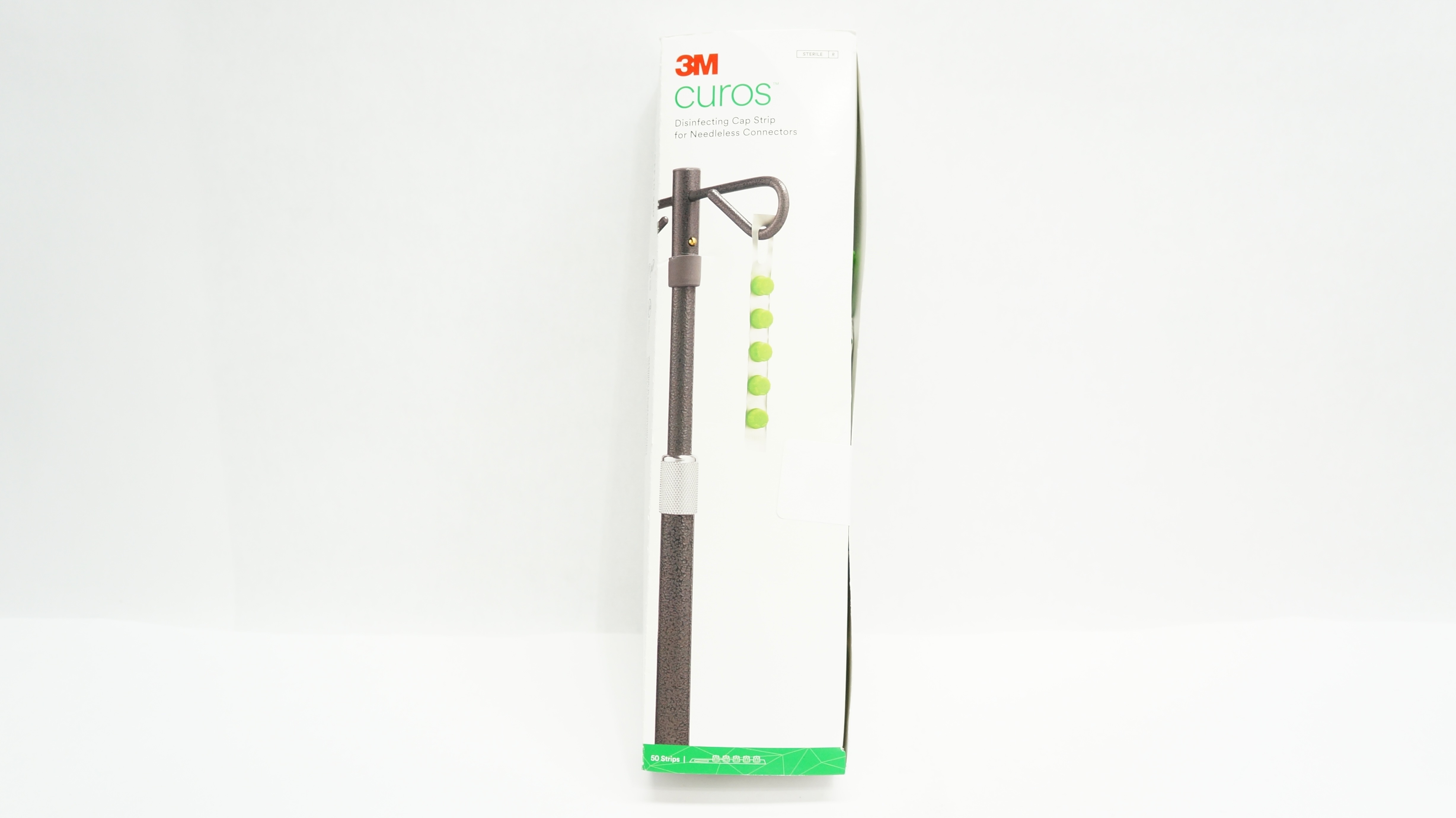 3M CFF10-250 CUROS Disinfecting Cap Strip for Ndleless Connectors - Box of 50