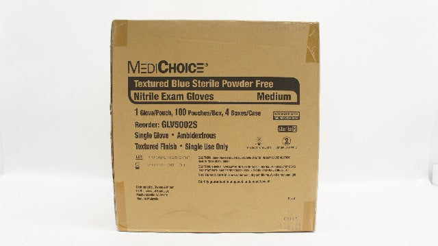 MediChoice GLV5002S Nitrile Exam Gloves Medium - Case of 400
