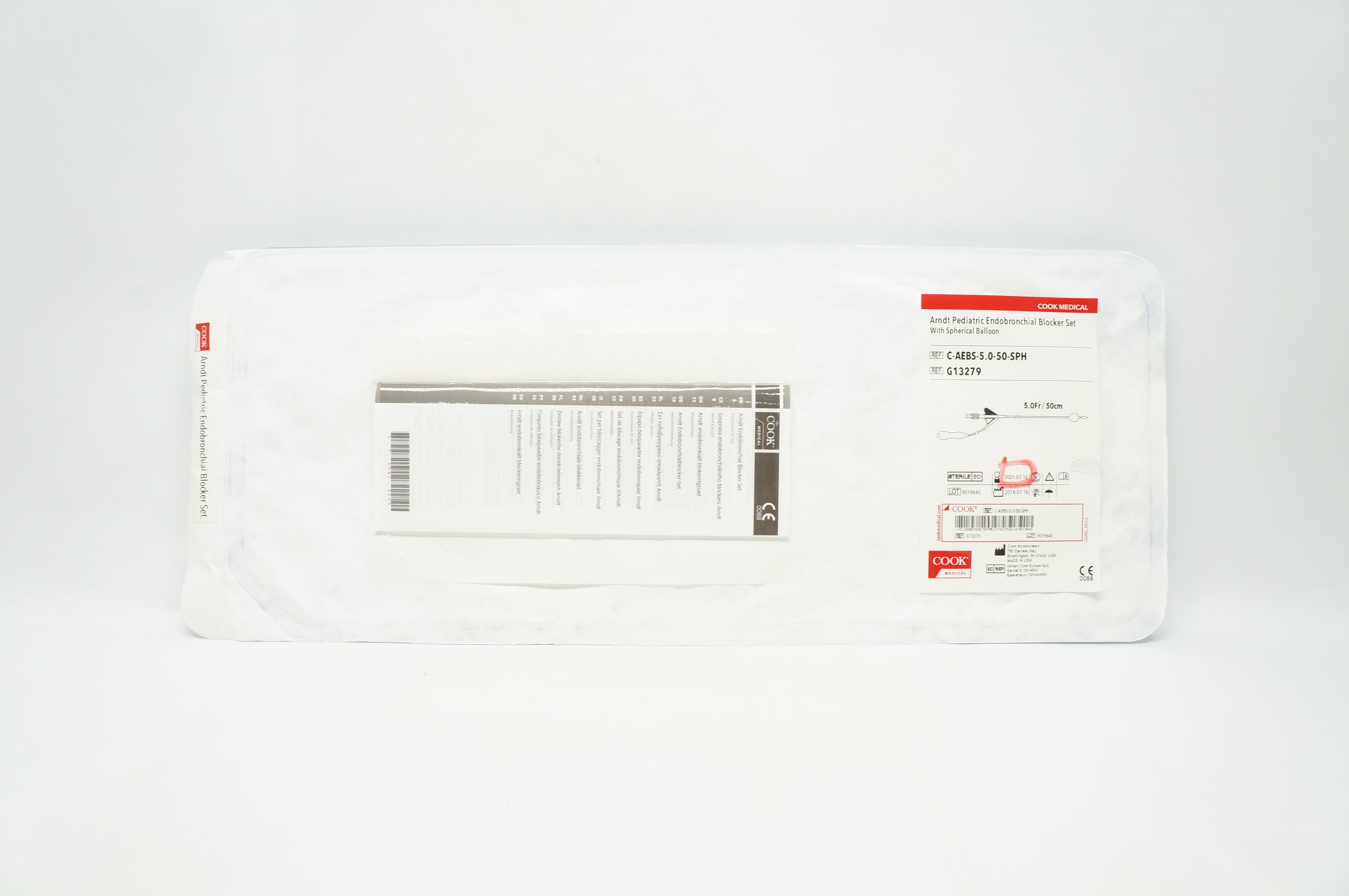 Cook Medical G13279 Arndt Pediatric Endobronchial Blocker Set 5.0Fr x 50cm (x)