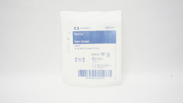 Covidien 3085 Kerlix Super Sponges, Medium 6inch x 6-3/4inch - Pack of 5