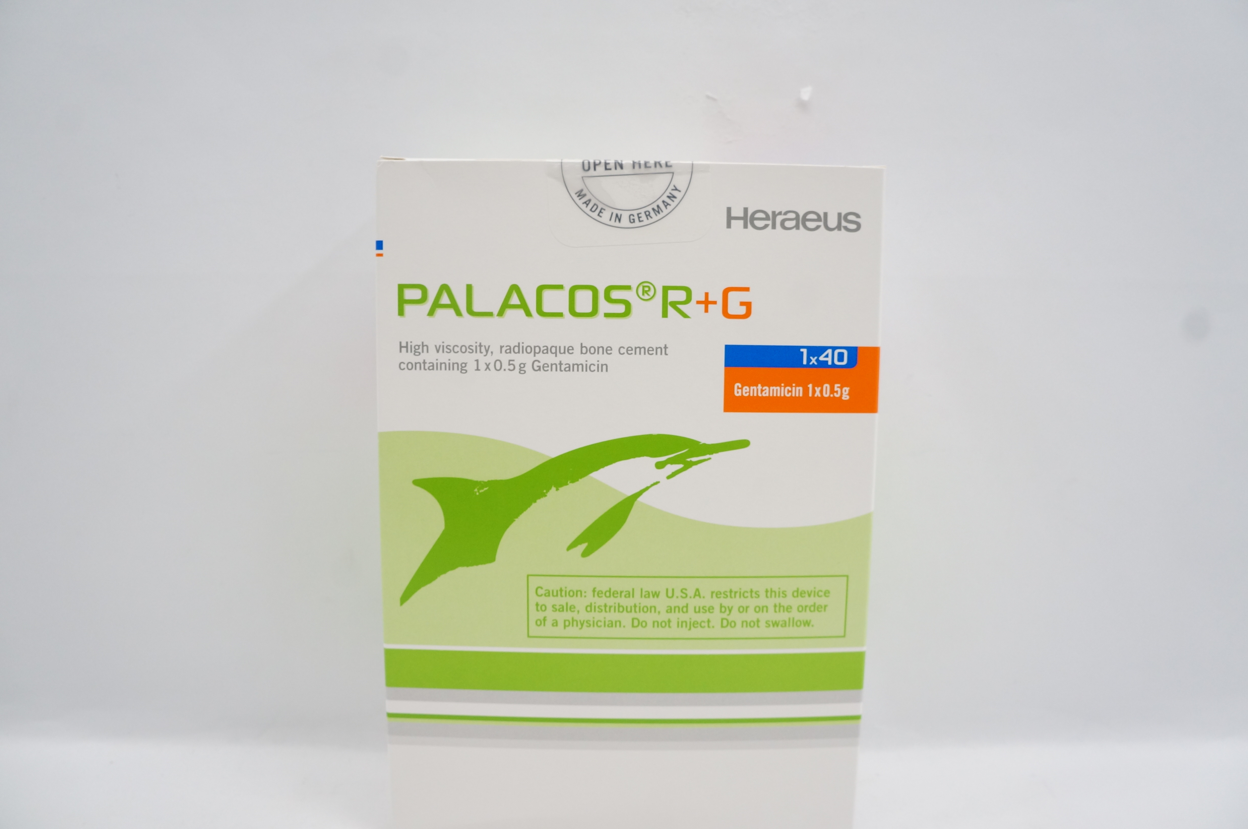 Heraeus 5036964 Palacos R+G Radiopaque Bone Cement - Box of 40
