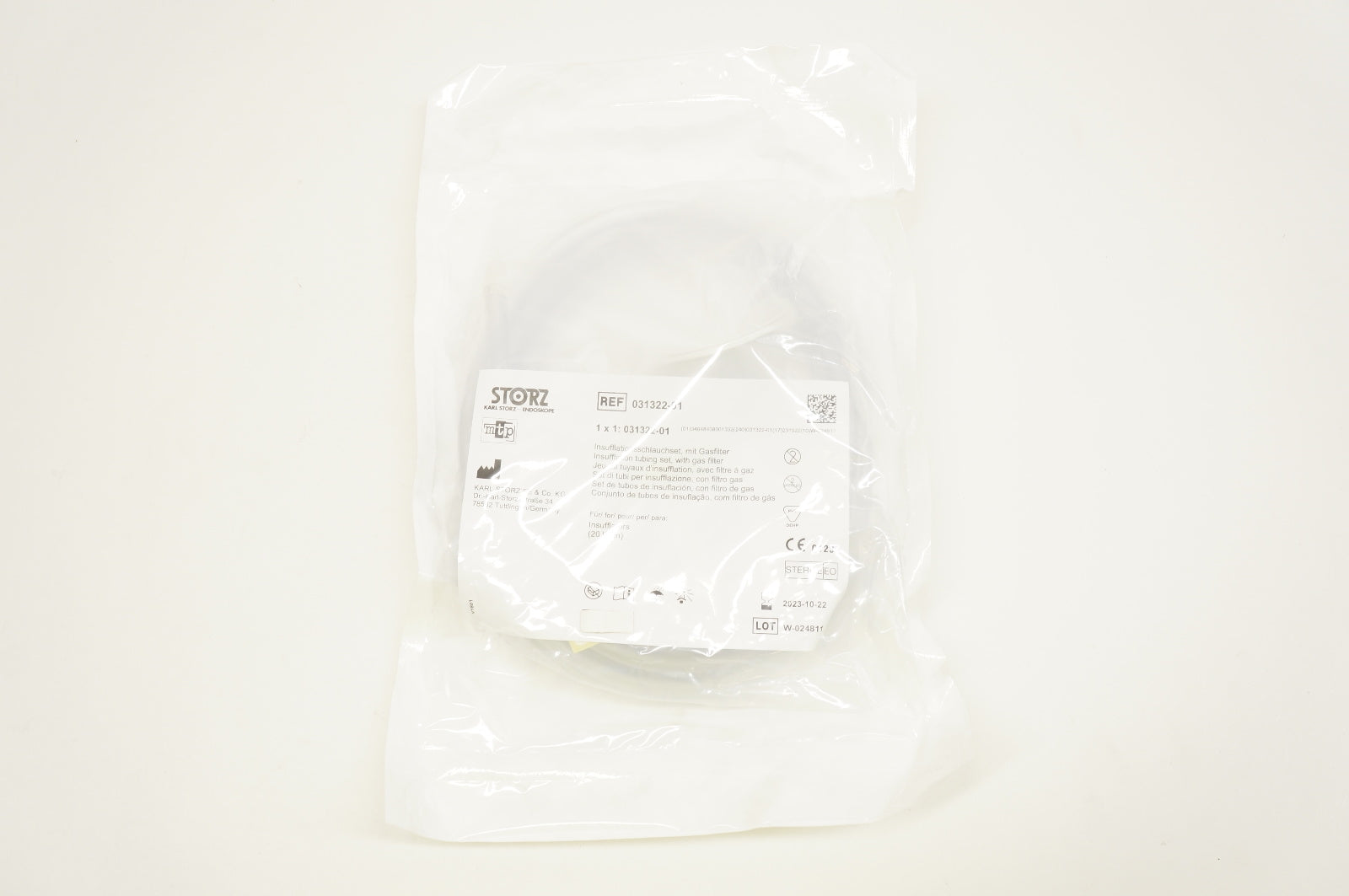 Karl Storz 031322-01 High Flow Insufflation Tubing w/ Filter